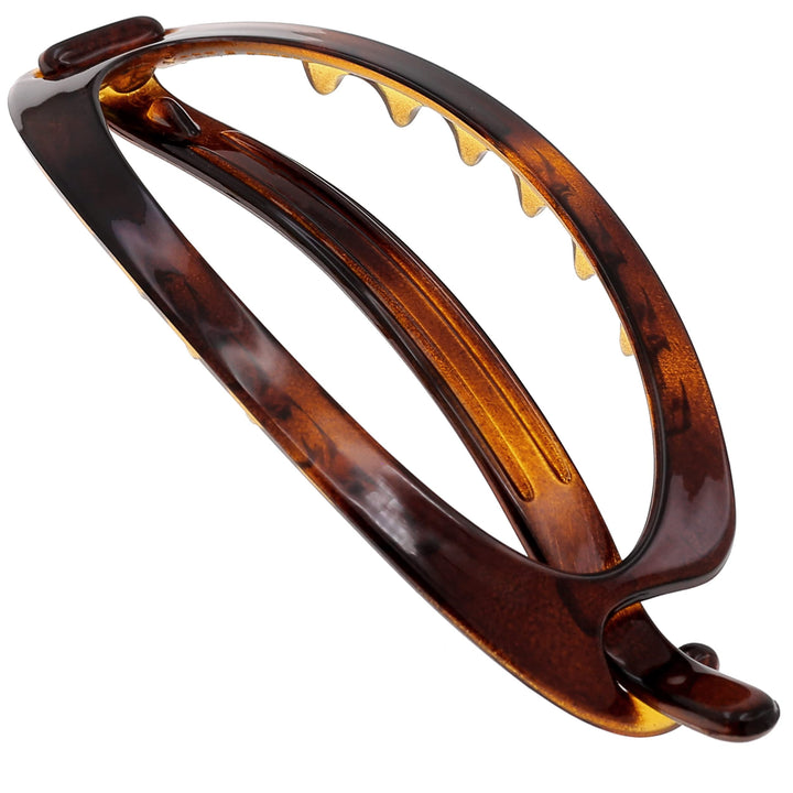 Cp2315, Barrette, Ponytail Holder Large Tortiose Shell