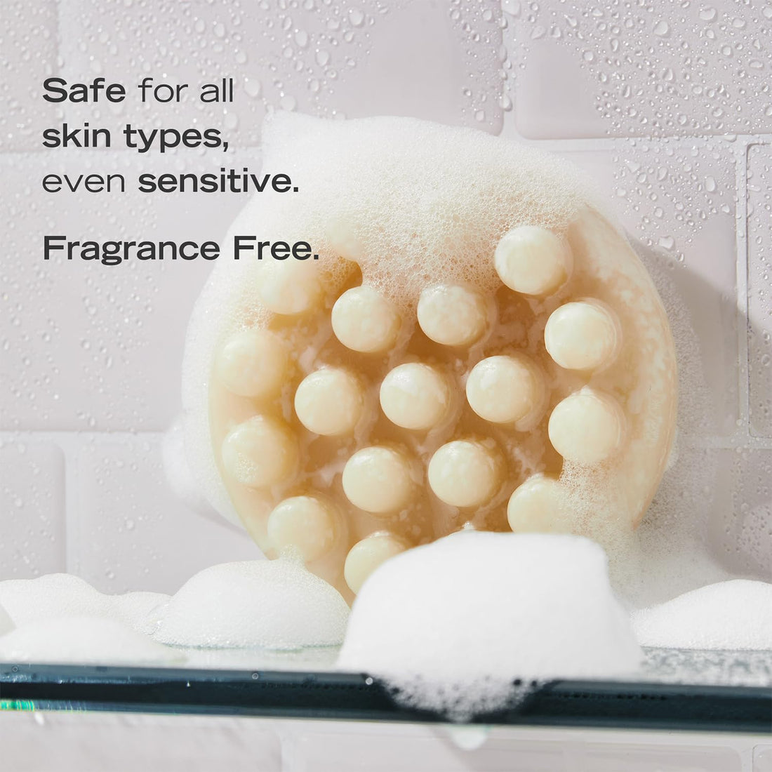 First Aid Beauty - Gentle Cleansing Bar, Luxurious Soap Bar, Body Wash with Squalane, Allantoin, and Shea Butter for Smooth, Clean Skin, Fragrance-Free, Safe for Sensitive Skin, 4.5 oz