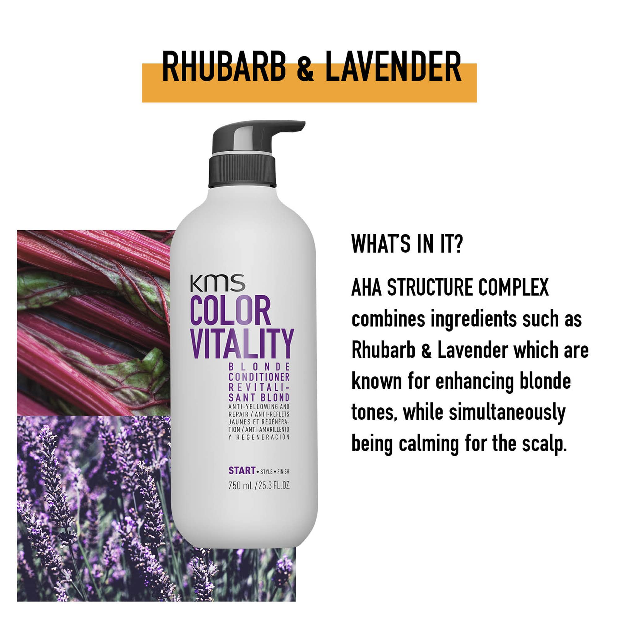 KMS COLORVITALITY Blonde Conditioner, 25.3 oz.