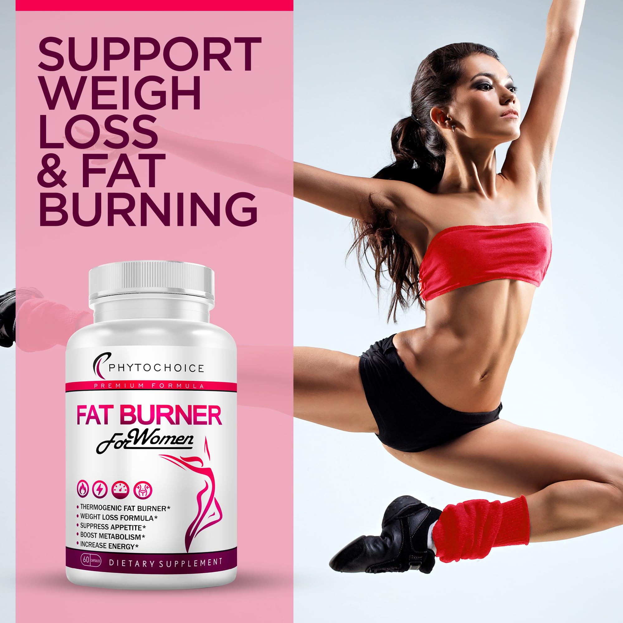 Best Diet Pills that Work Fast for Women-Natural Weight Loss Supplements-Thermogenic Fat Burning Pills for Women-Appetite Suppressant Carbohydrate Blocker Metabolism Booster-Belly Fat Burner