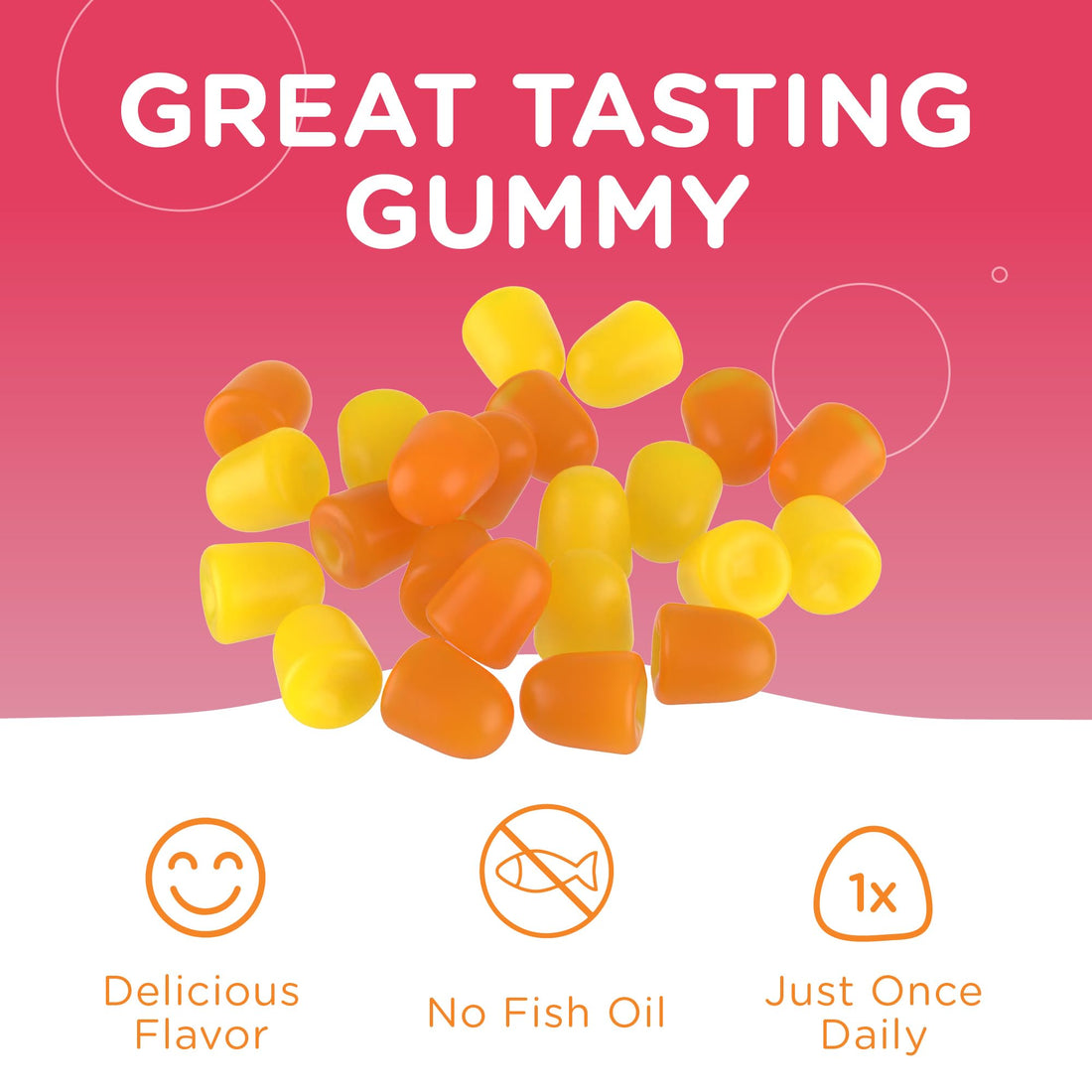 Zahler - Chapter One Omega 3 Gummies for Kids with No Fish Oil (60 Count) - Kosher Omega 3 6 9 Fatty Acids, EPA, DHA - Easy to Take Omega 3 Supplement for Healthy Growth, Development & Brain Function
