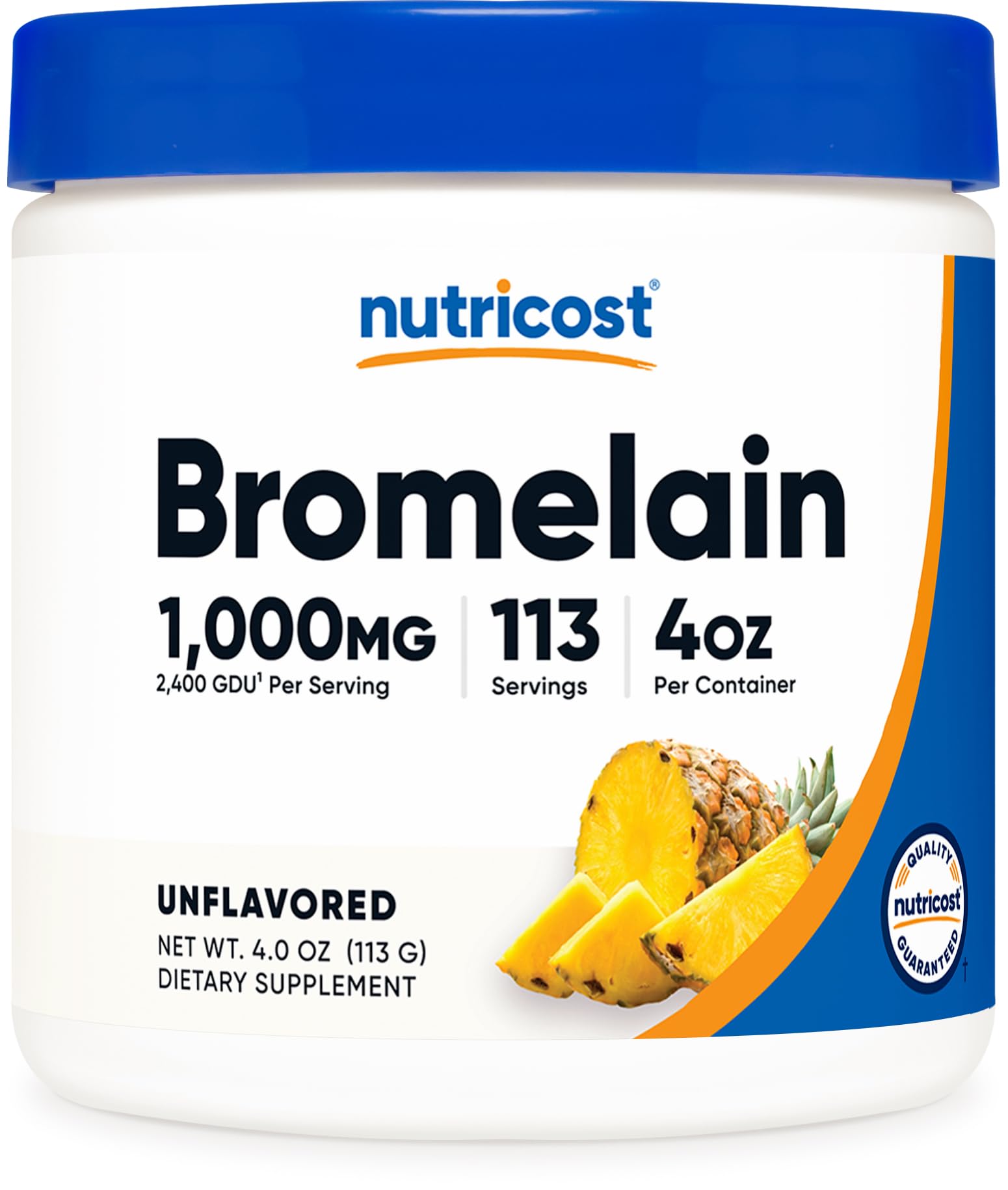 Nutricost Bromelain Powder 4 OZ - Non-GMO, Vegetarian, Gluten Free