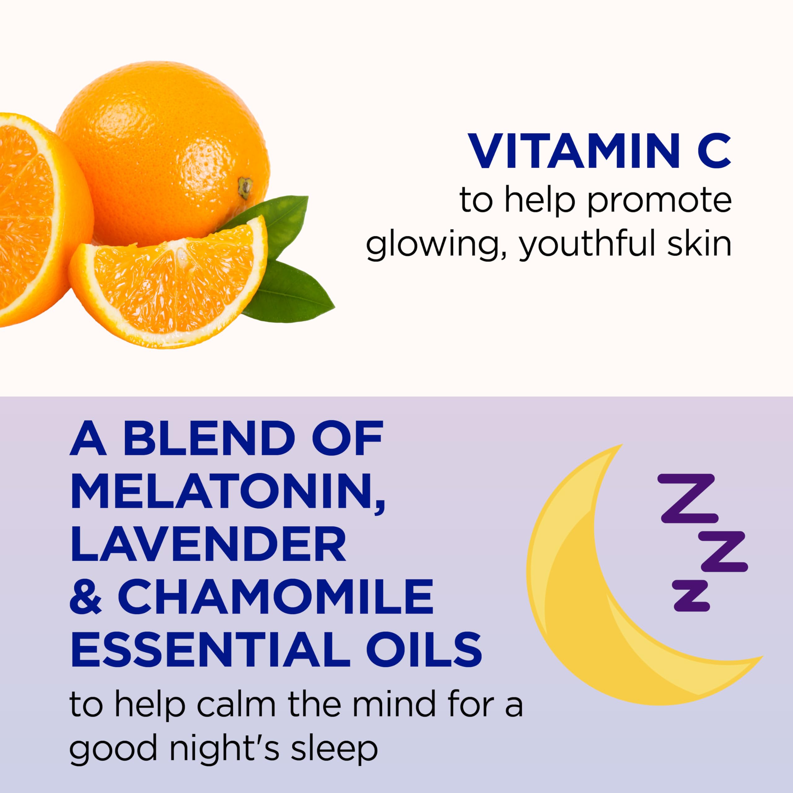 Dr Teal's Foaming Bath with Pure Epsom Salt, Vitamin C & Sleep Blend, 34 fl oz (Pack of 2)