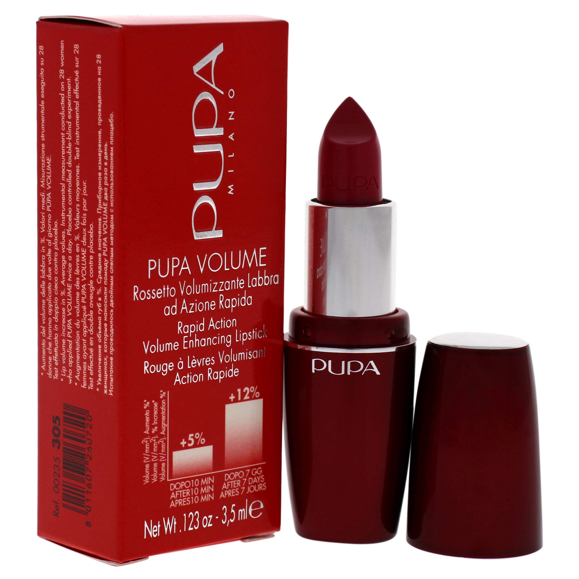 PUPA Milano Volume Makeup Lipstick for Women (305 Pop Fuchsia), I0111586