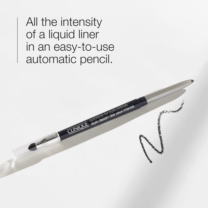 Clinique Quickliner For Eyes Intense | Water Resistant, Smudge Resistant + Safe For Sensitive Eyes, Intense Black
