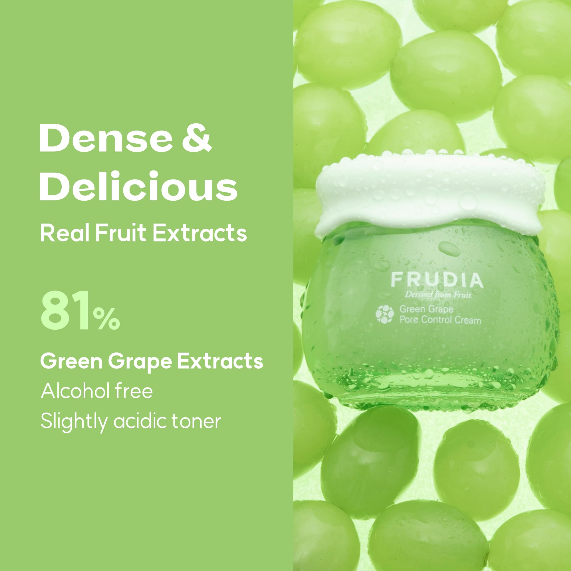 FRUDIA Green Grape Pore Control Cream 55g / 1.94 oz