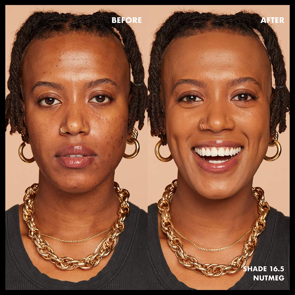 NYX PROFESSIONAL MAKEUP Total Control Pro Drop Foundation, Skin-True Buildable Coverage - Nutmeg