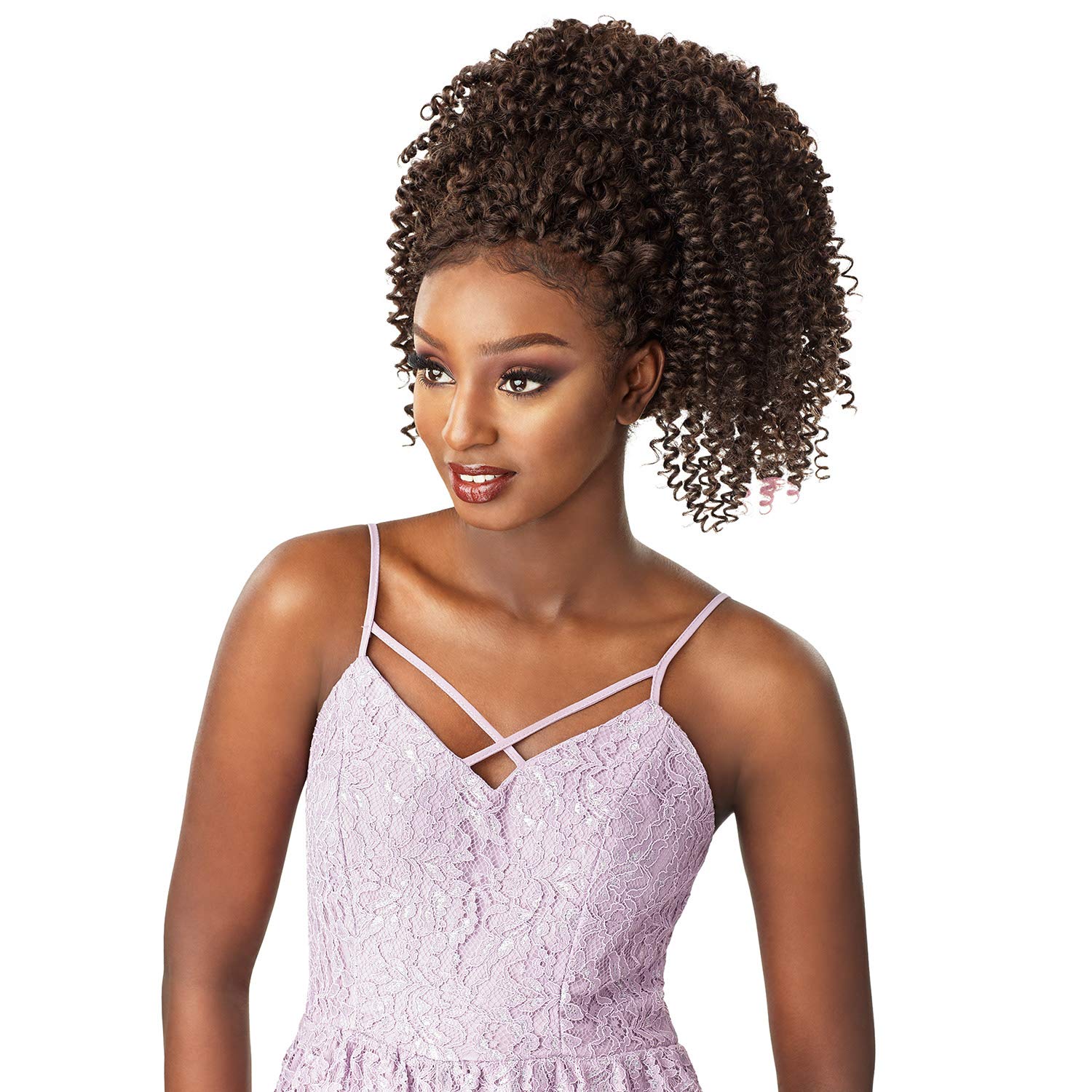 Sensationnel Lulutress Synthetic Crochet Braid - WATER WAVE 18 (2 Dark Brown)
