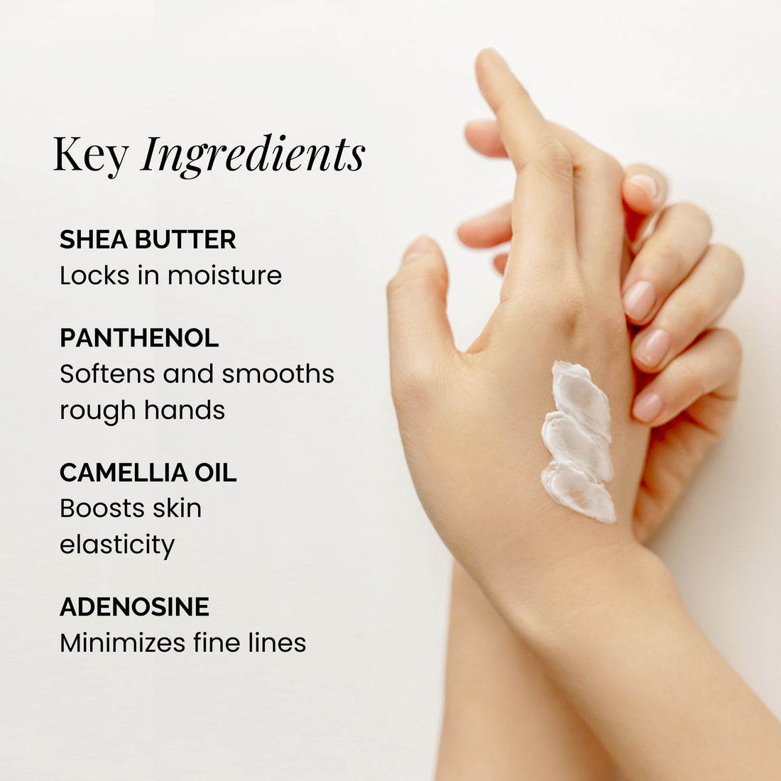 BEIGIC Classic Hand & Nail Cream - Bergamot, Sage & Mandarin Vegan Quick-Absorbing Non-Greasy Handcream to Smooth Fine Lines, Soften & Hydrate (1.42 fl.oz)