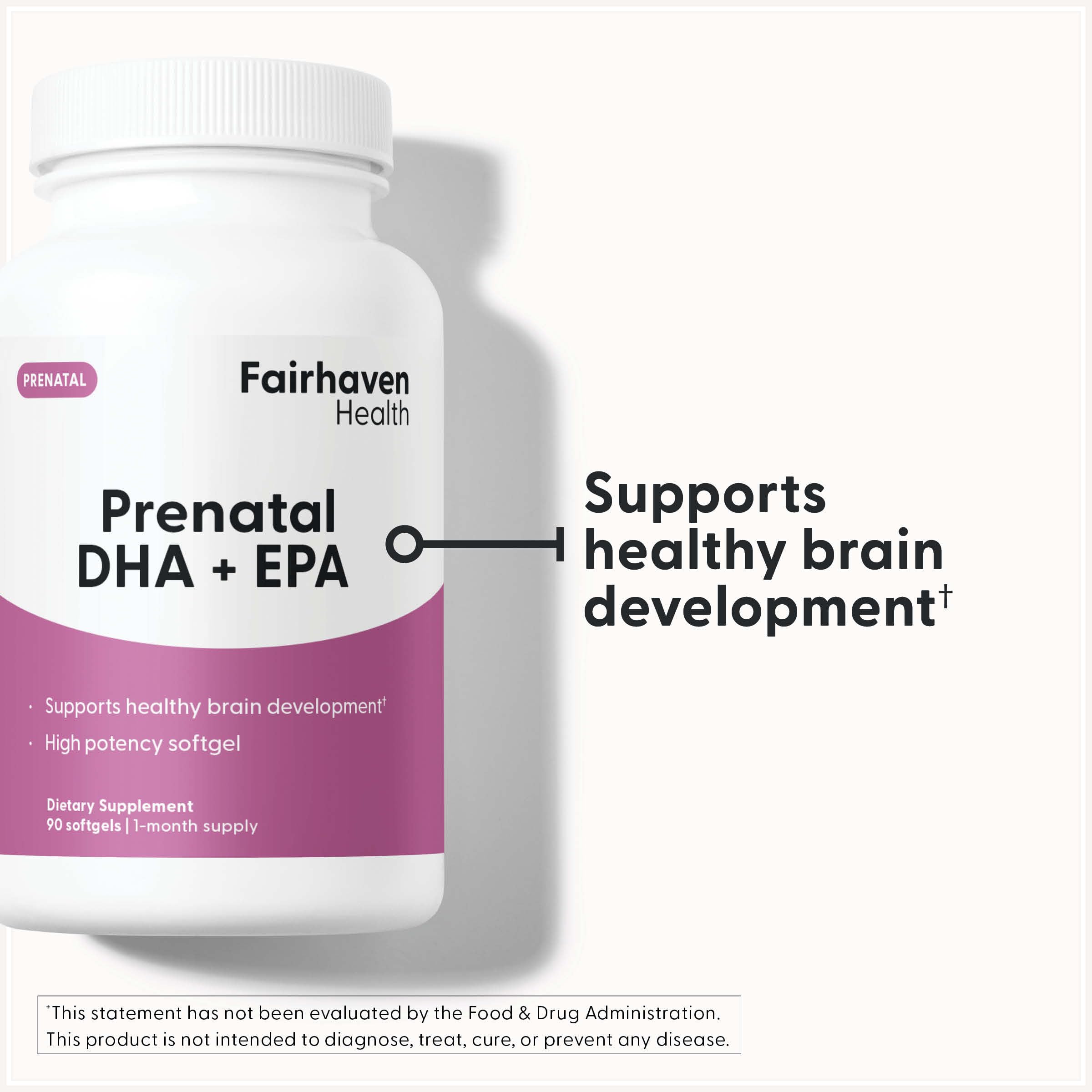 Fairhaven Health Peapod Prenatal DHA Supplements | Premium Icelandic Fish Oil Supplement for Healthy Pregnancy | EPA DHA Omega 3 Supplement for Brain, Eye, Heart Development | Citrus | 90 Softgels