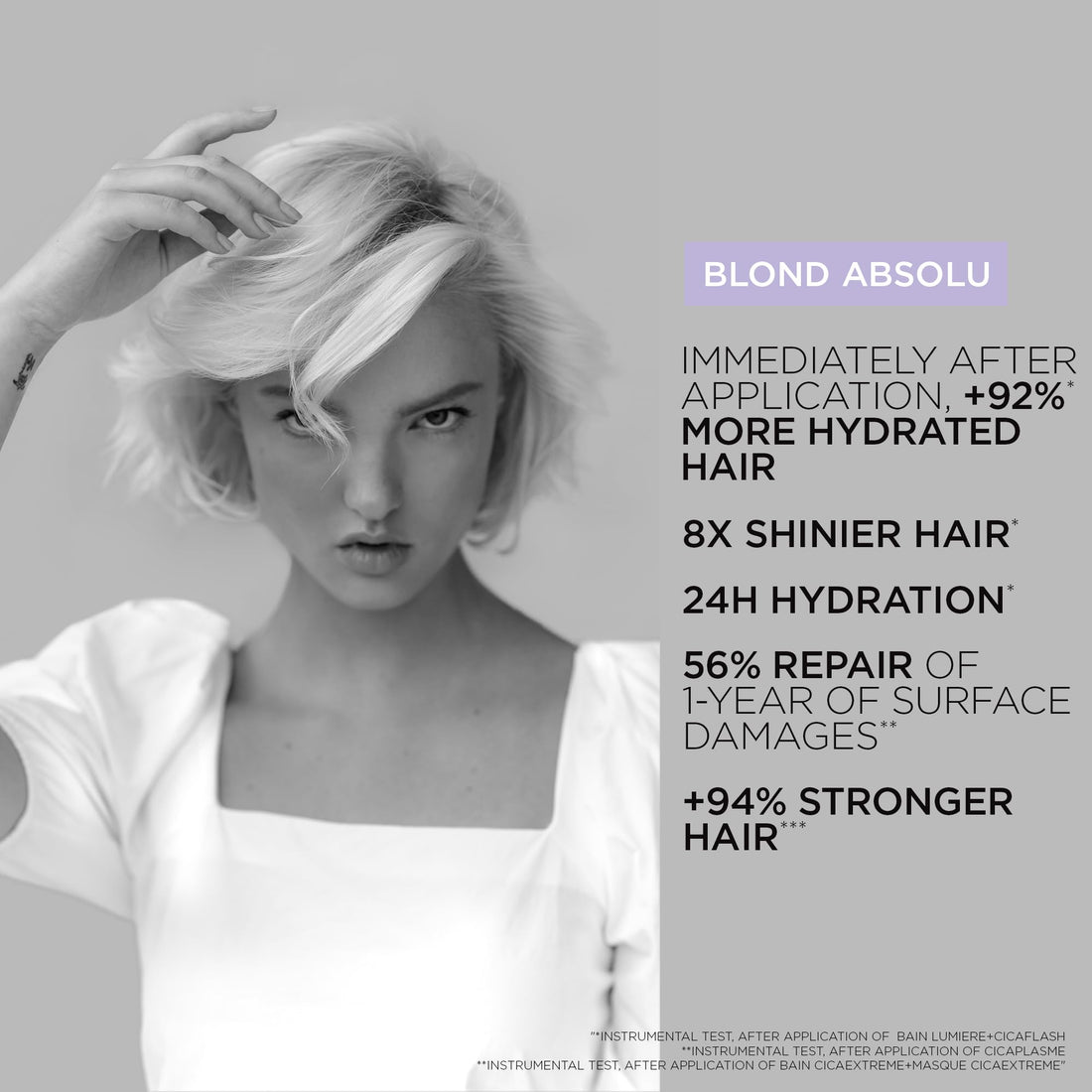 Kerastase Blond Absolu Lumière Illuminating Shampoo | For Lightened Highlighted and Damaged Hair | Nourishes and Illuminates | Adds Softness & Shine | Strengthens Damaged Hair | With Hyaluronic Acid