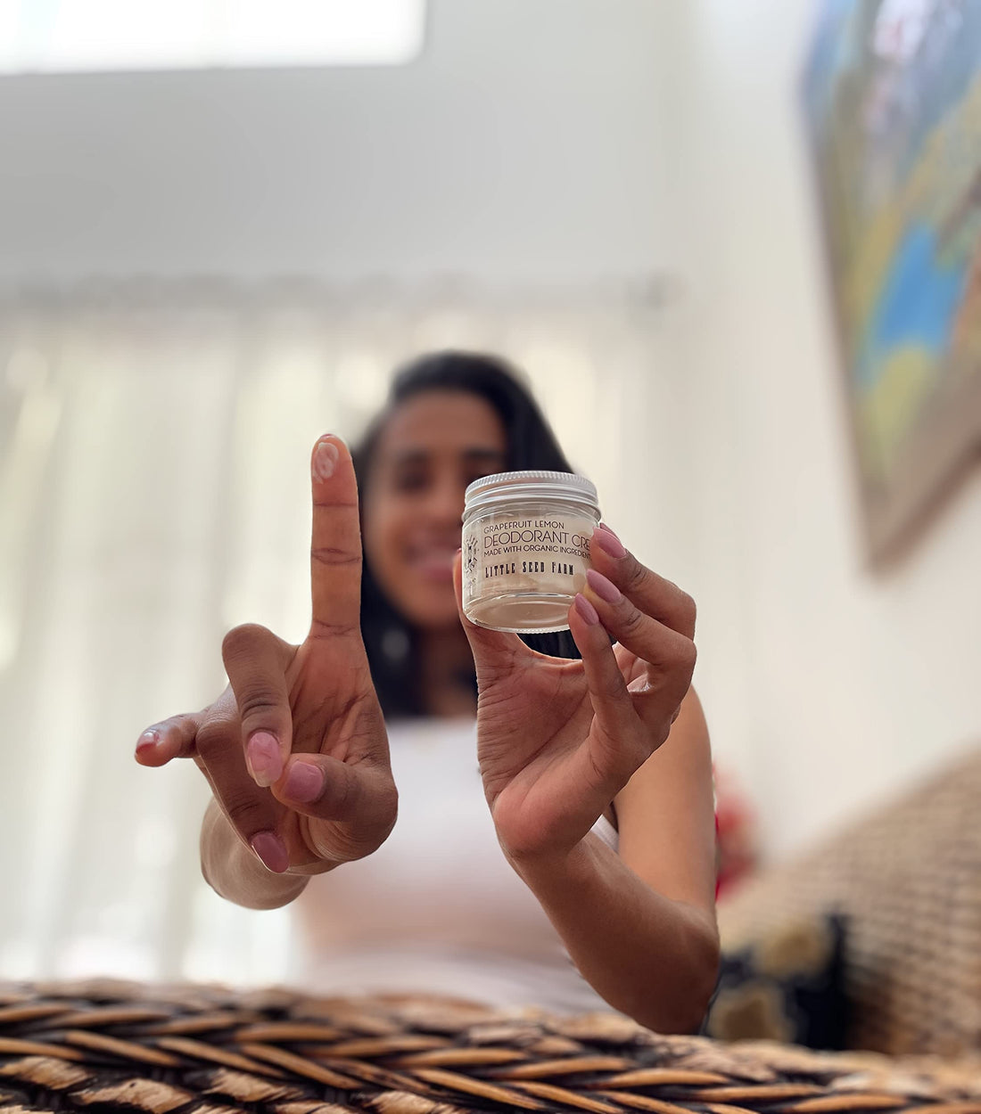 Little Seed Farm Deodorant Cream, Grapefruit Lemon, 2.4 Ounce