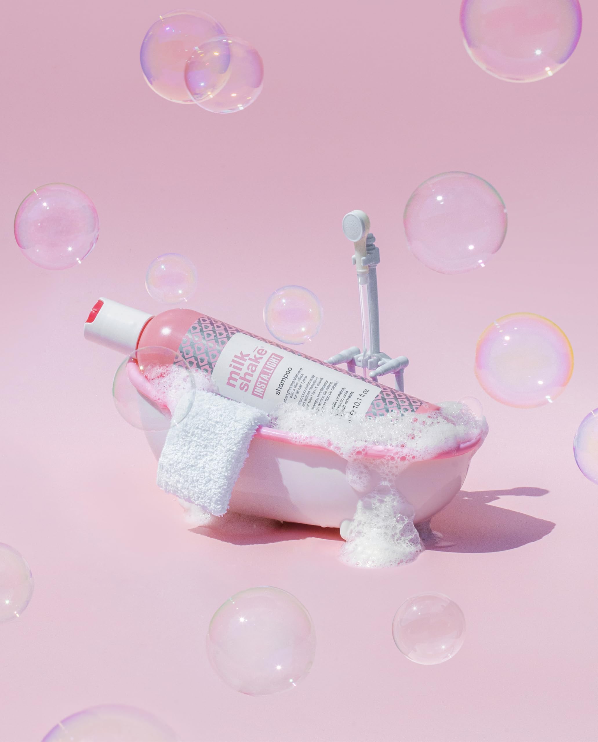 milk_shake Insta.Light Shampoo - Strengthening Shampoo with Filler Effect | Leaves Hair Soft and Shiny | 10.1 fl oz (300 ml)