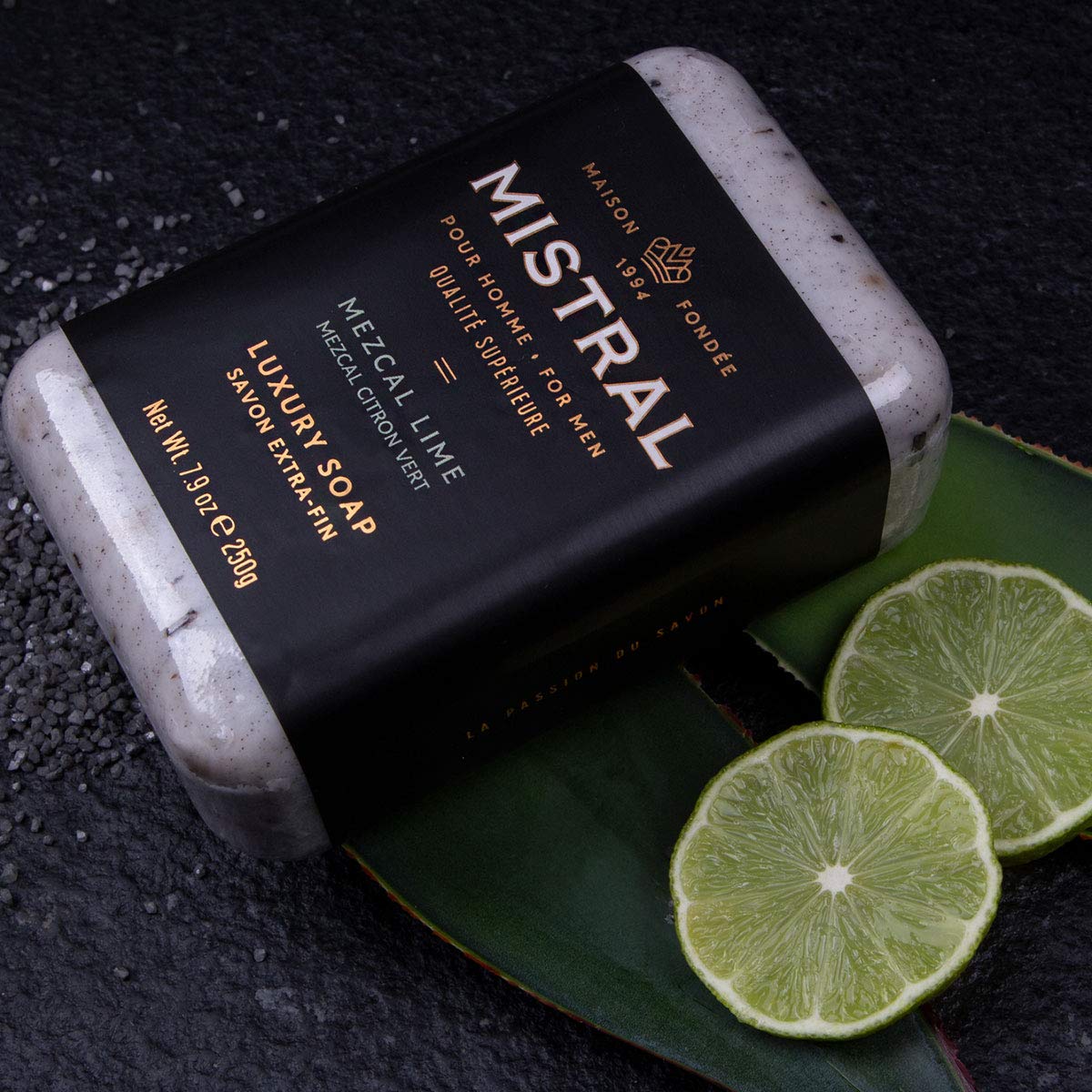 Mistral Bar Soap Organic, Mezcal Lime, Large Bar