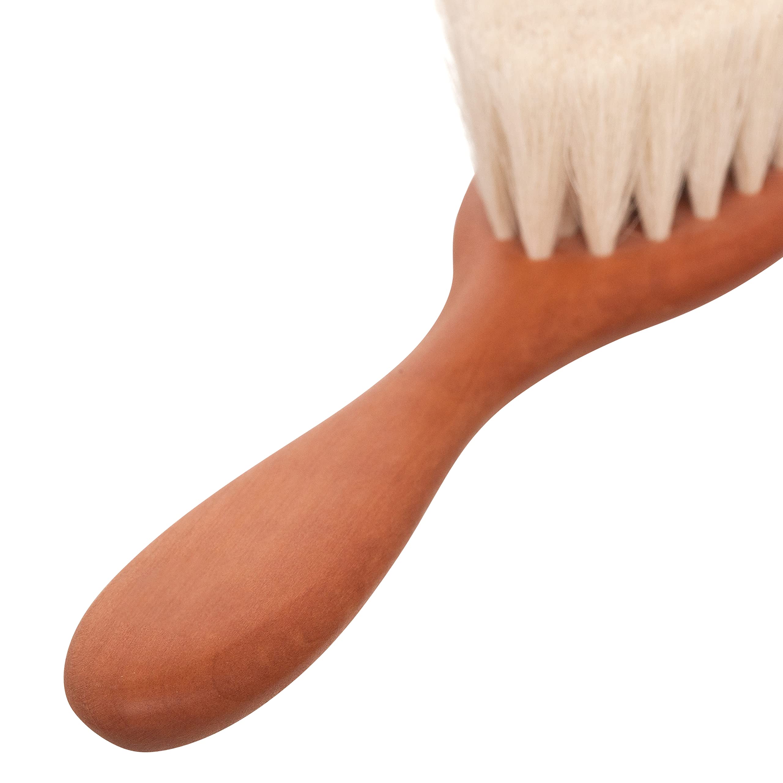 Redecker Baby Hairbrush with Goat Hair Bristles and Oiled Pearwood Handle, 6-1/2-Inches