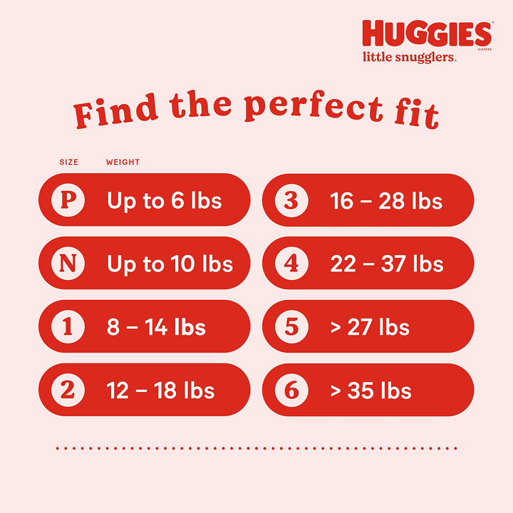 Huggies Little Snugglers Baby Diapers, Size 4, 22 Ct