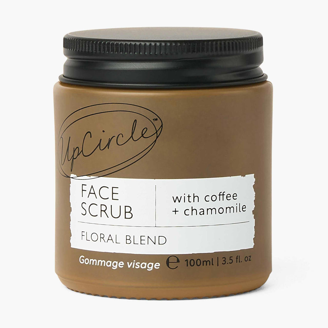 UpCircle Coffee Face Scrub - Floral Blend For Sensitive Skin 3.5oz - Natural, Vegan Face Exfoliator For Soft, Smooth Skin