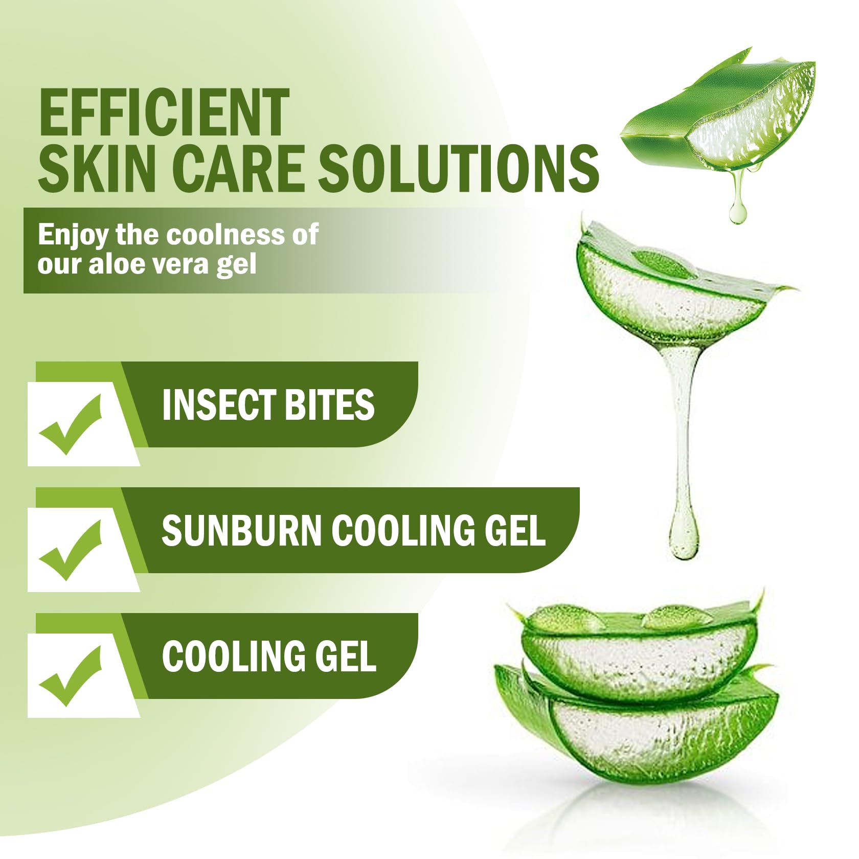 WENJLYJ 99% Organic Aloe Vera Gel,Aloe Vera Soothing Gel,Natural Moisturizing Lotion for Soothing Skin Care,Long Lasting Moisturizing body Lotion,After Sun Skin Care Cream for Face and Skin (260ml)