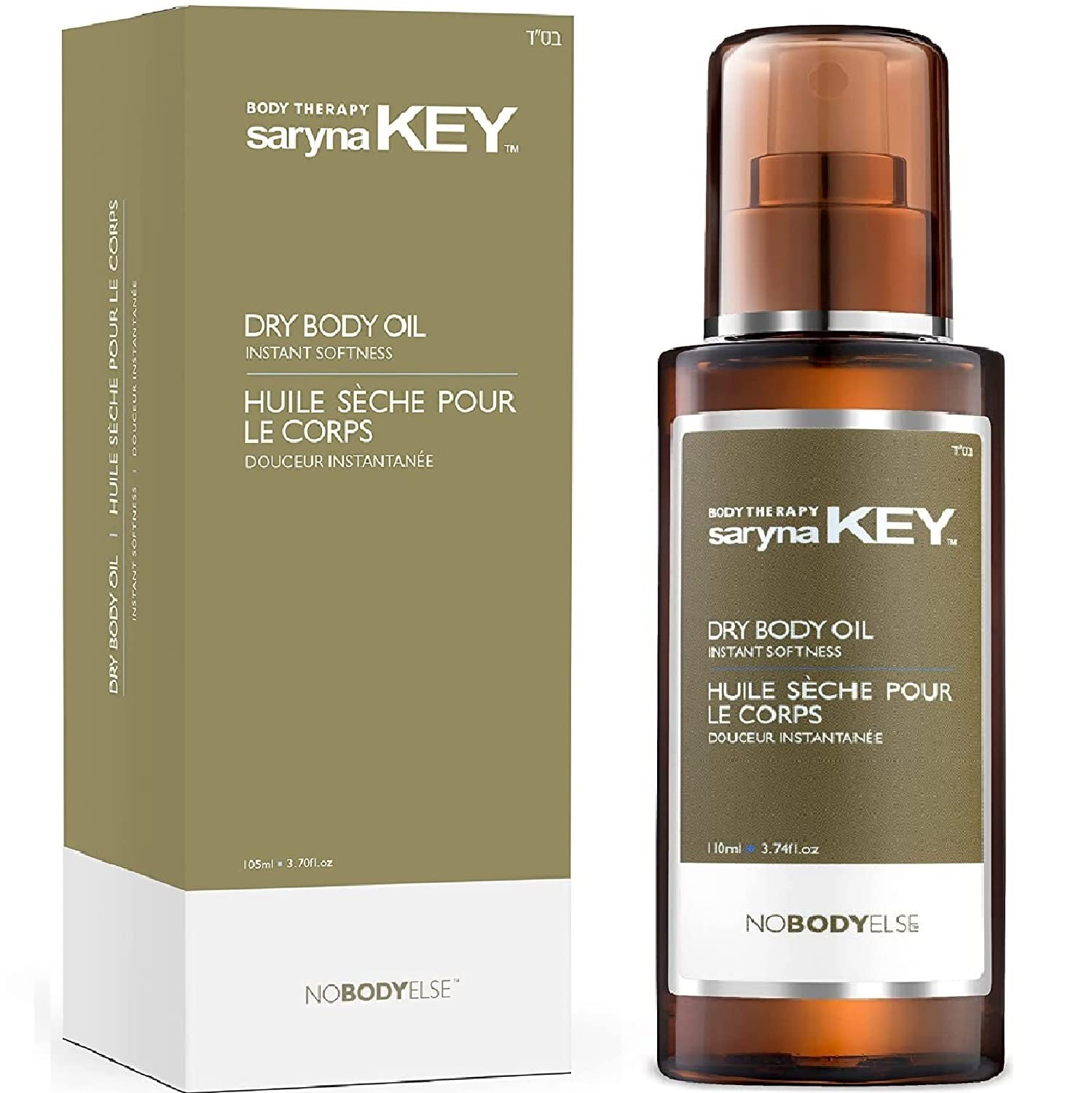 Saryna Key Body Oil for Dry Skin and Normal Skin - With Pure African Shea Butter, Olive Oil, Jojoba Oil - Oil for Women - Moisturizing Natural Shea Cream - Moisture Body Oil