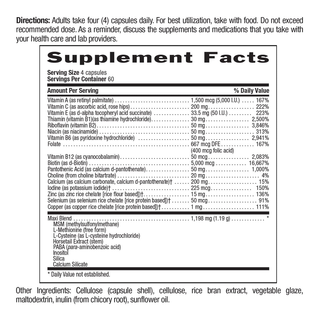 Country Life, Maxi-Hair Plus Biotin, Supports Healthy Hair, Skin and Nails, Daily Supplement, 240 ct