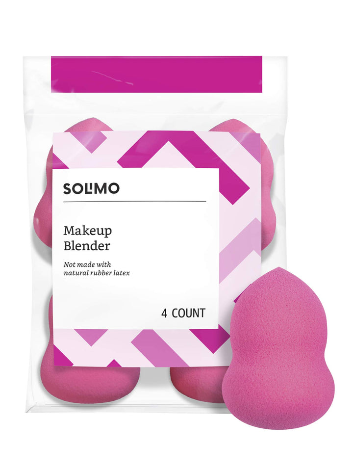 Amazon Brand - Solimo Large Blending Sponge 4-pack