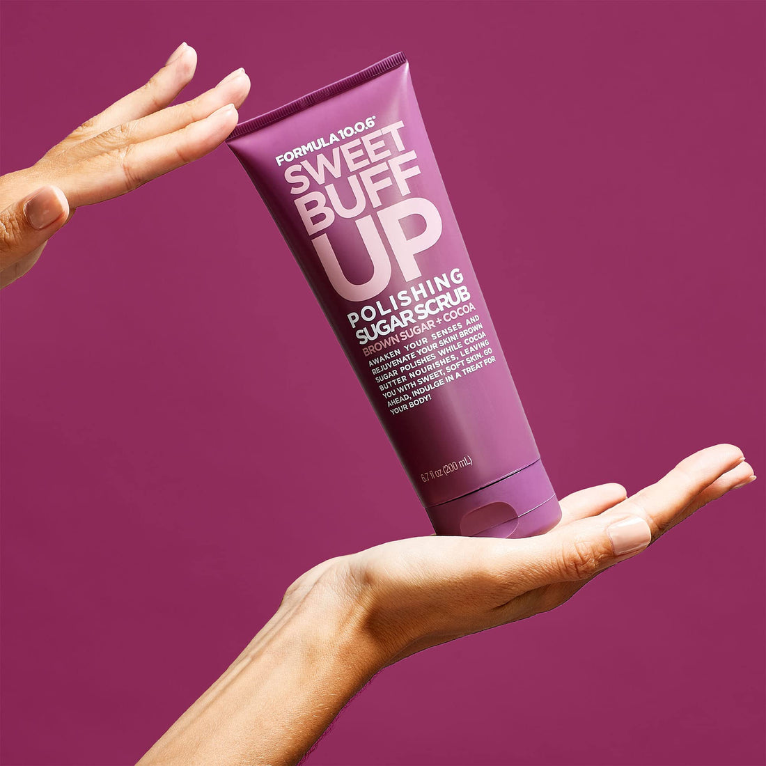 Formula 10.0.6 Sweet Buff Up Sugar Scrub (6.7 Fl. Oz.) Polishing Sugar Scrub that Rejuvenates and Softens - Vegan, Paraben-Free, Sulfate-Free, Dye-Free & Cruelty-Free