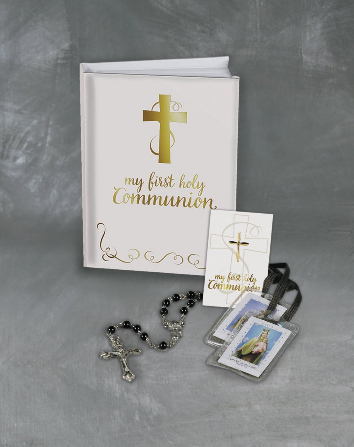 Creative Brands Faithworks - Abundant Grace First Communion Gift Set, 5-Piece, Boy