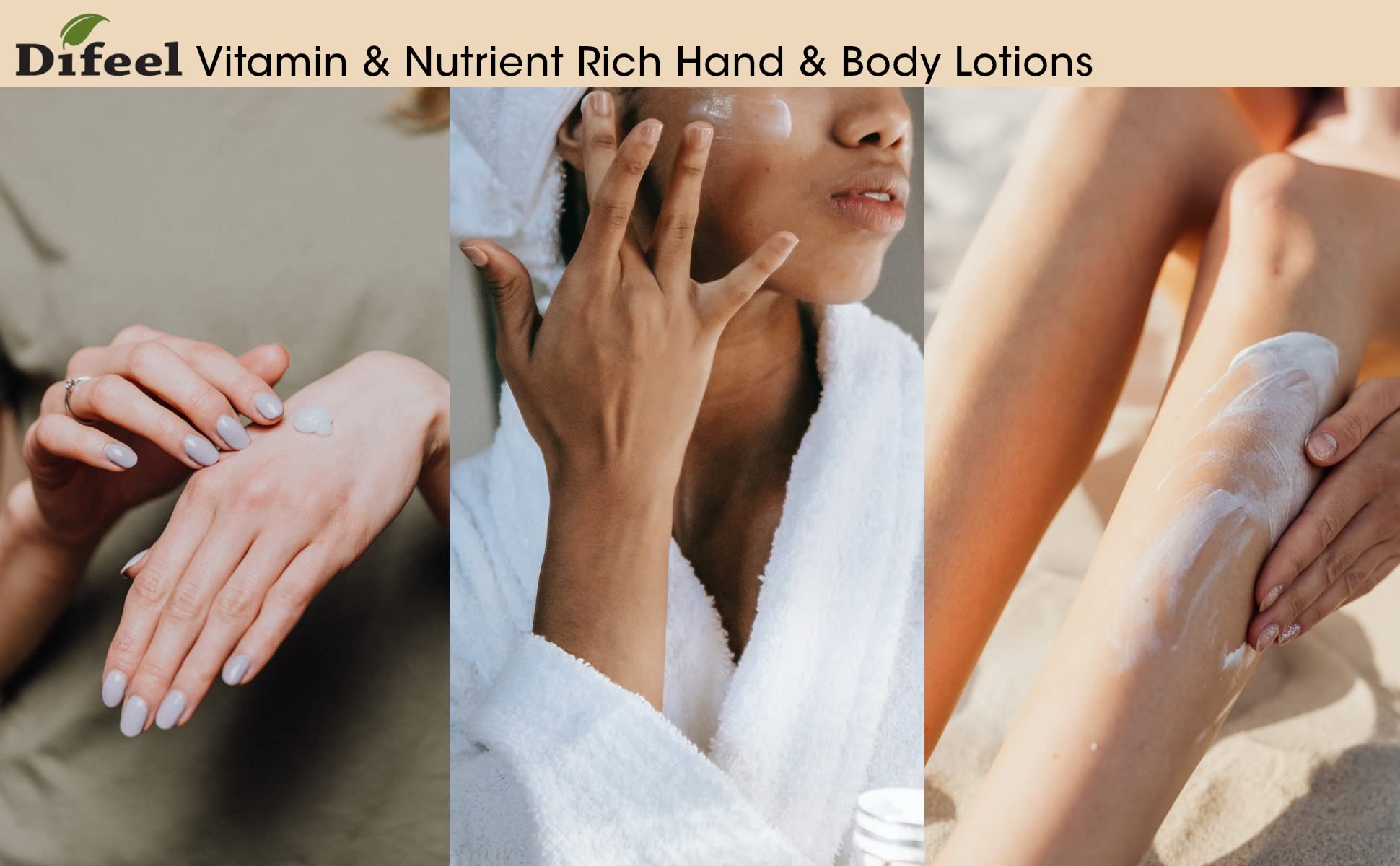 Difeel Nature Moisturizing Body & Hand Lotion - Shea Butter 16.9 ounce