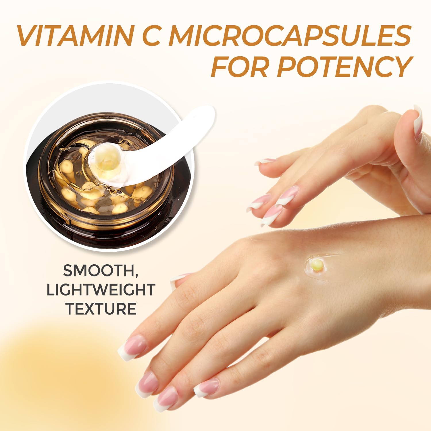 FIUMOT Deep Vitamin C Golden Capsule Hydrating Face Moisturizer, Antioxidant Protection, Lightweight Daily Skincare