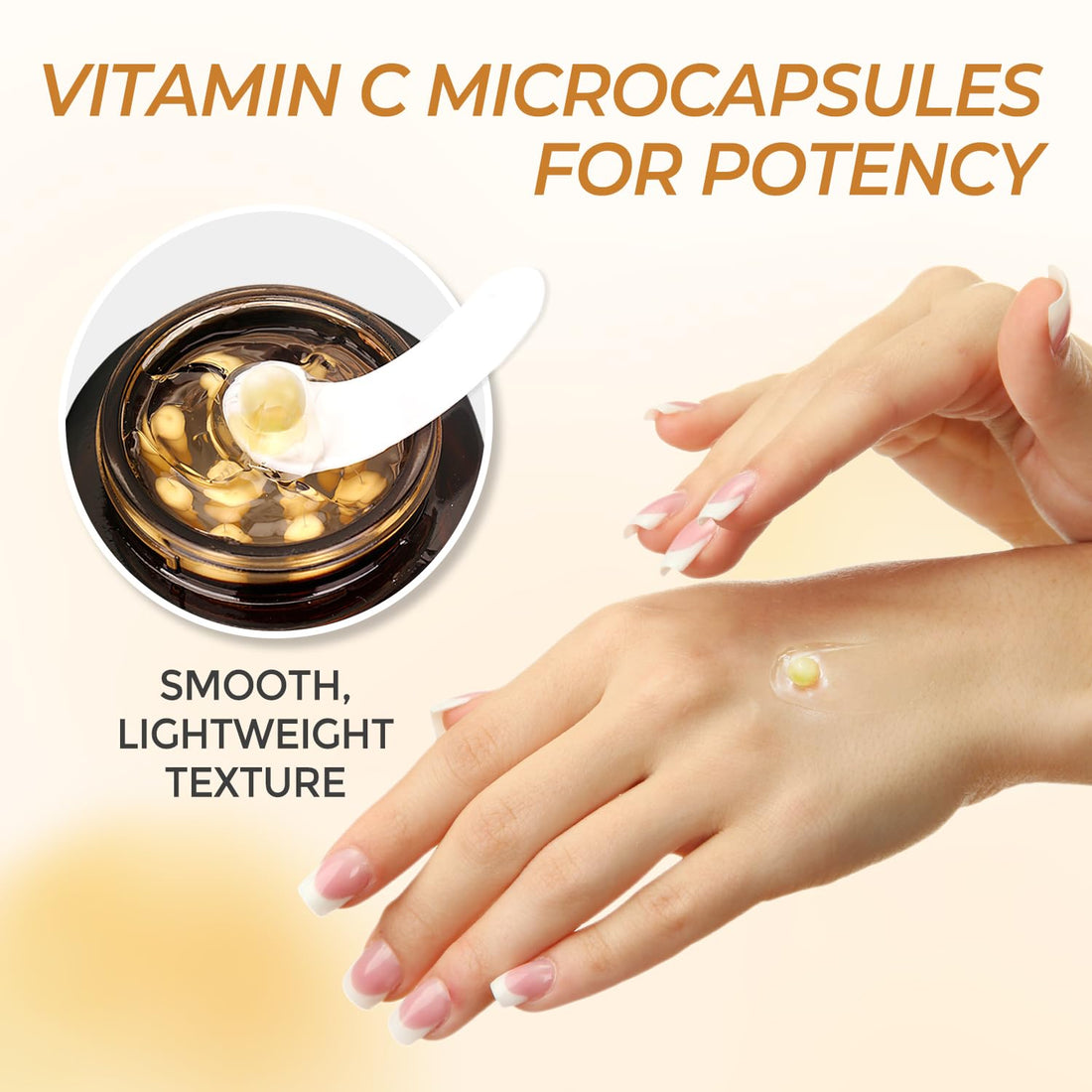 FIUMOT Deep Vitamin C Golden Capsule Hydrating Face Moisturizer, Antioxidant Protection, Lightweight Daily Skincare