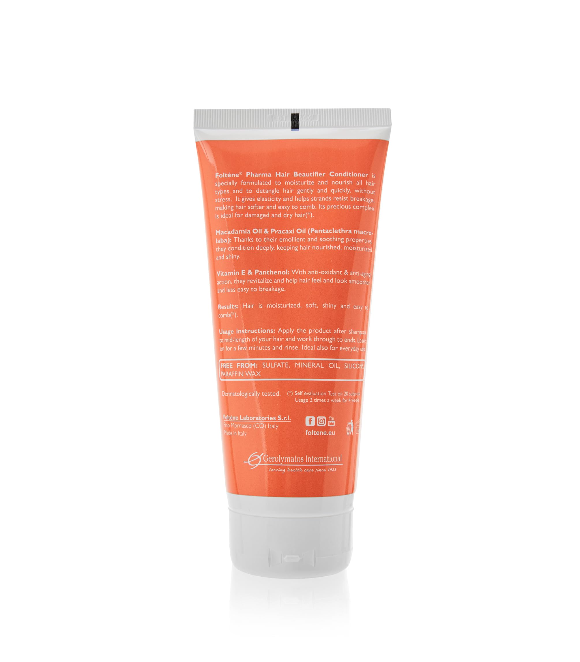 Foltene | Hair Beautifier Conditioner without Sulfate or Silicone | Vitamin E-Rich Beauty Product for Smooth, Shiny Strands | Anti-Aging Panthenol & Macadamia Oil Formula | Moisturise Dry Hair