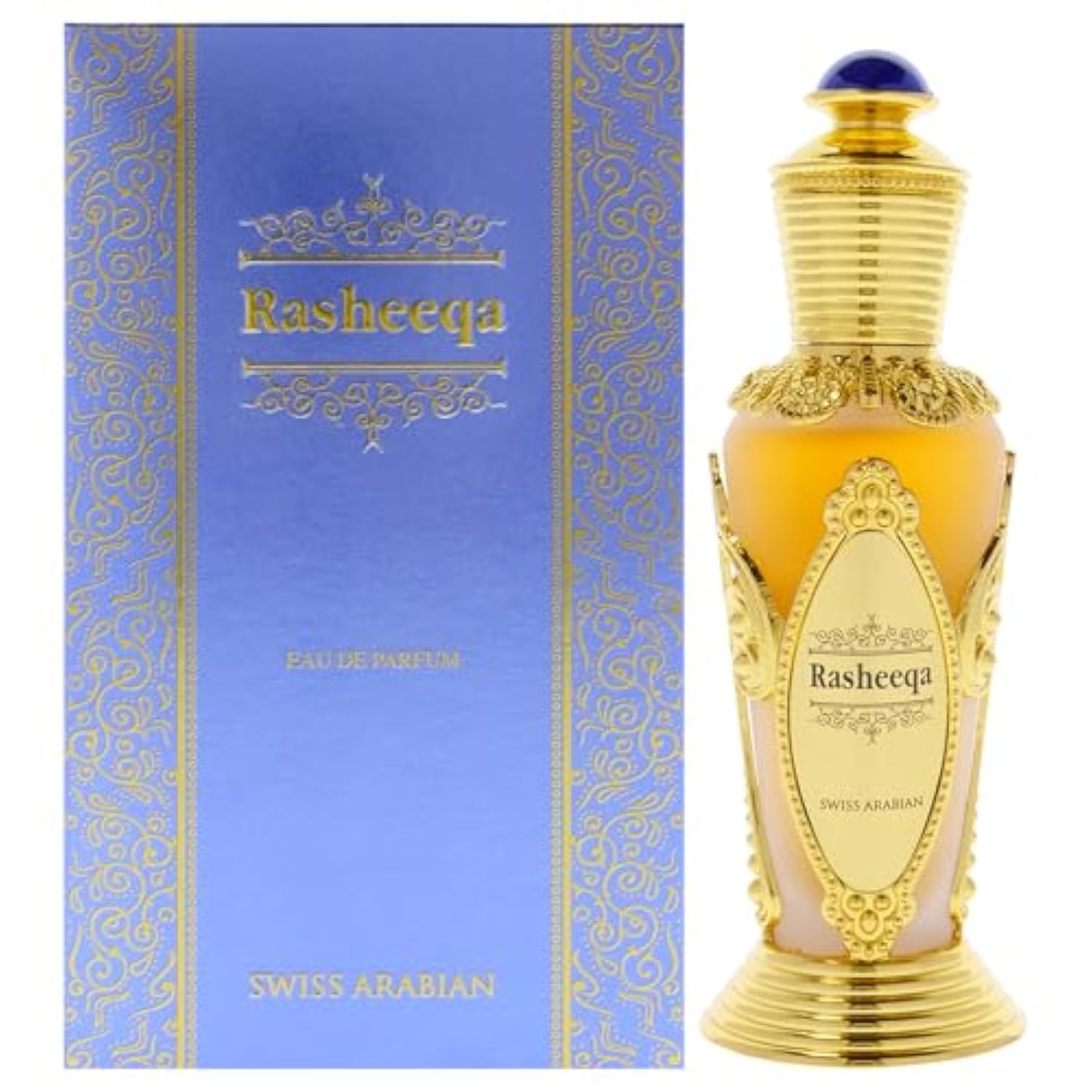 RASHEEQA Eau De Parfum for Women (50mL Spray) | Charming Oriental Garden Full of Flowers in Bloom; Rose, Fresh Greens, and Jasmine with a Musk, Sandalwood and Cedarwood Base | by Artisan Swiss Arabian