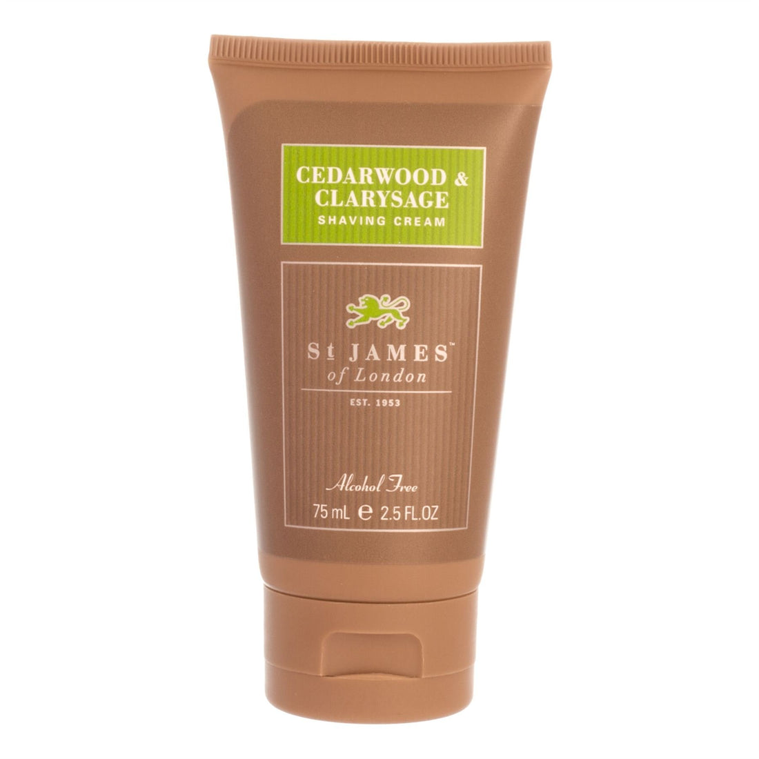 Cedarwood & Clarysage : St. James of London Shaving Cream Travel Tube (Cedarwood & Clarysage)