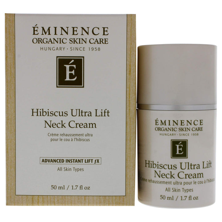 Eminence Organic Skincare Hibiscus Ultra Lift Neck Cream, 1.7 Ounce