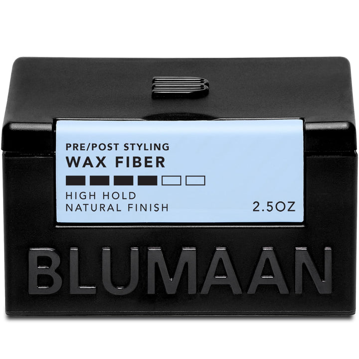 BluMaan Original Styling Meraki - Men's Wax Fiber Hair Styler for All-Day Hold - Adds Volume & Controls Hair - Natural Finish with Heat Protectant - Great For All Hair Types - 2.5 oz (74 ml)