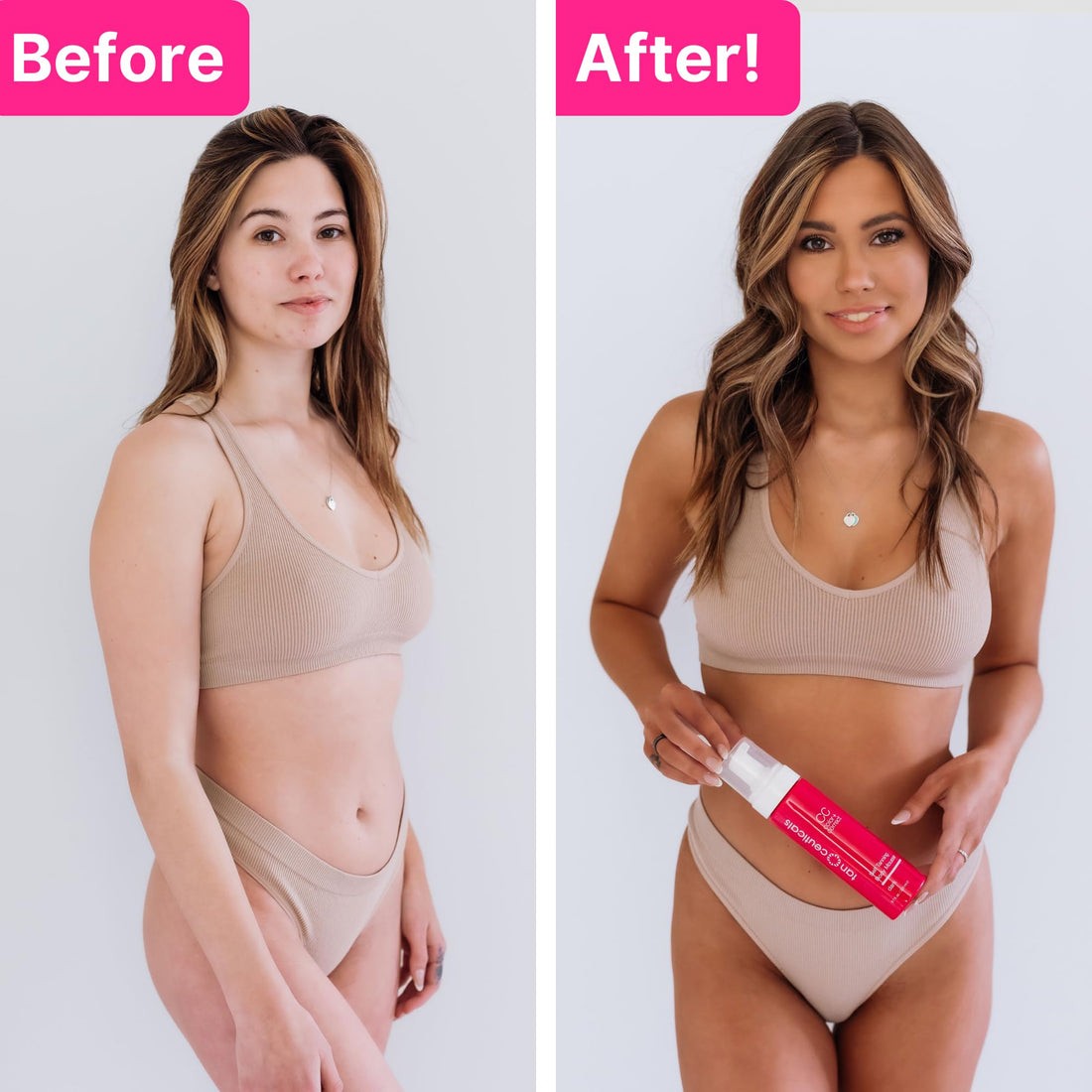 Tanceuticals Self Tanning Mousse - Healthy Ingredients and Fresh Coconut Scent Gives Instant, Long-Lasting Sunless Tan - Self Tanner in Dark Shade - 6.7 oz