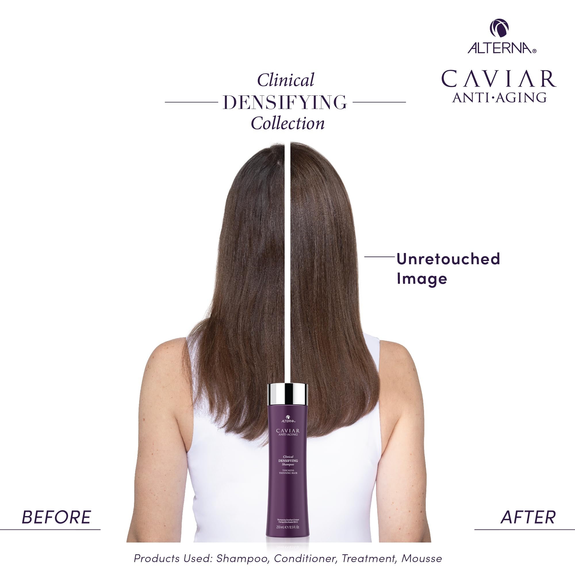 Alterna Caviar Anti-Aging Clinical Densifying Shampoo, 8.5 Fl Oz (Pack of 2)