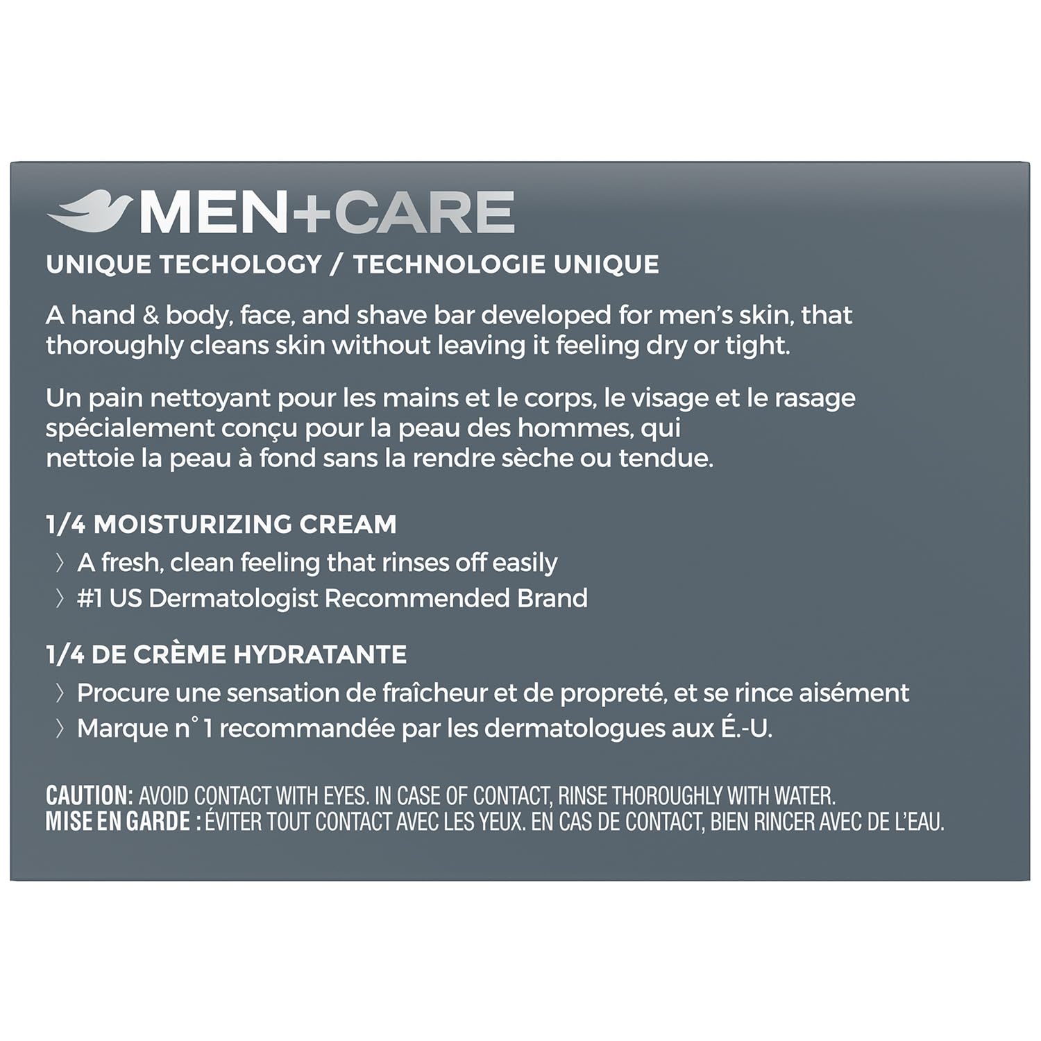 Dove Soap Bar for Men, Men+Care Extra Fresh Scent, 4-Pack – Hydrating 3-in-1 Body, Hand, and Face Cleanser for Men, 2.6 Oz Ea