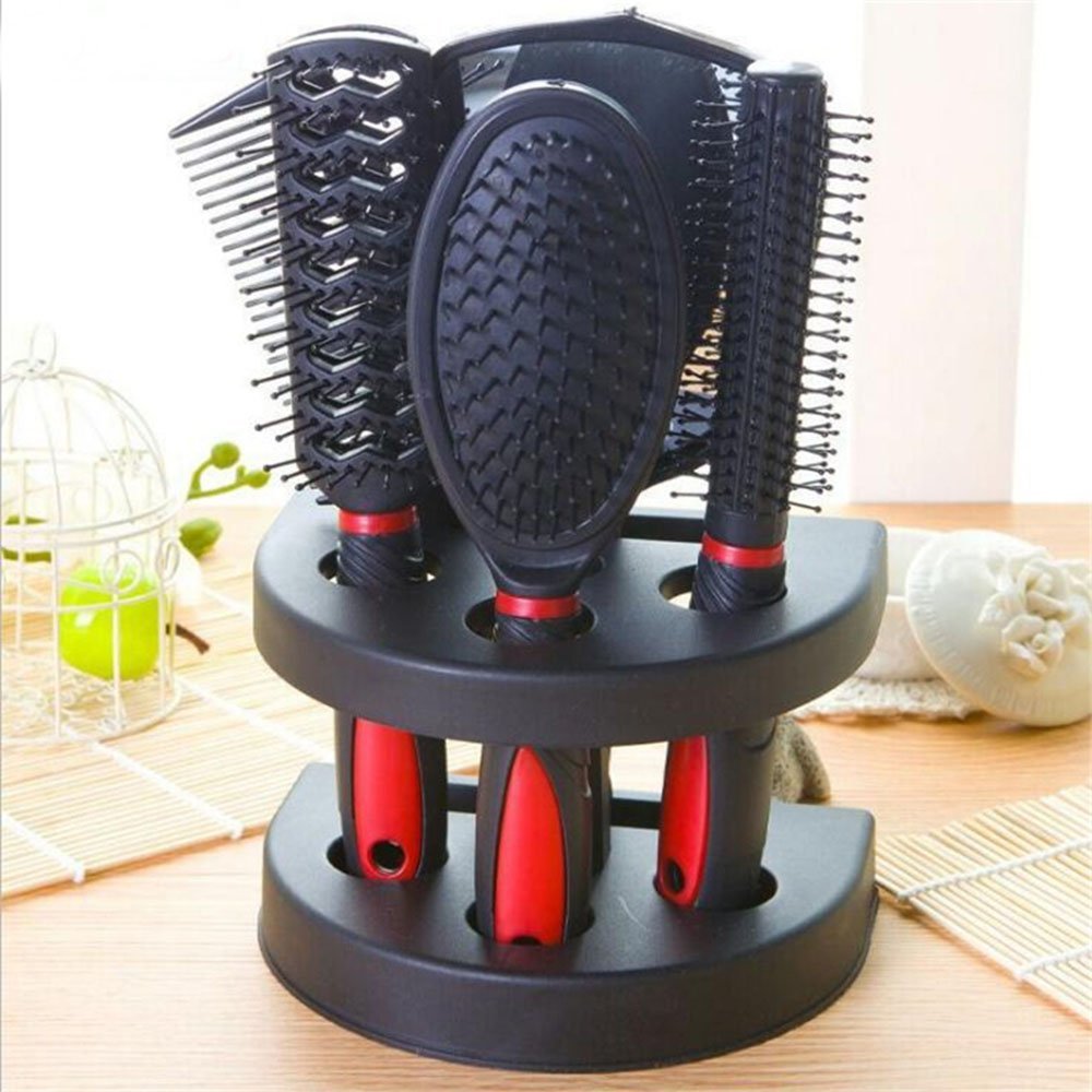 Healthcom Hairs Combs Salon Hairdressing Styling Tool Hair Cutting Brushes Sets Dressing Comb Kits,Set of 5