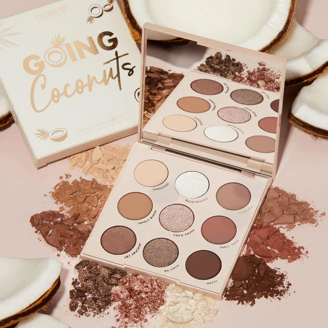 Colourpop Going Coconuts Pressed Powder Eyeshadow Palette