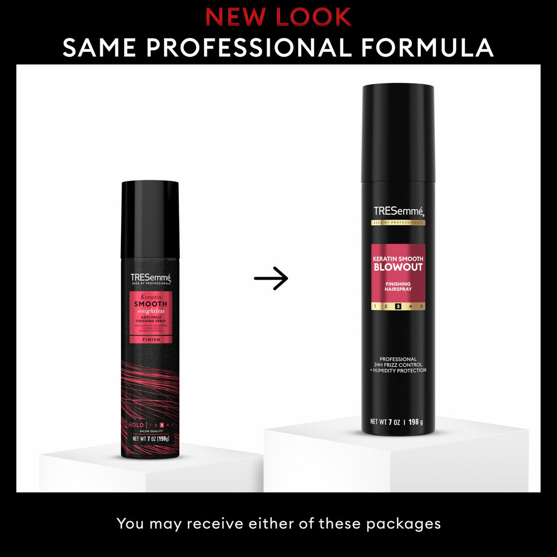 TRESemmé Anti-Frizz Finishing Spray Keratin Smooth for a Flexible Hold Weightless 7 Fl Oz