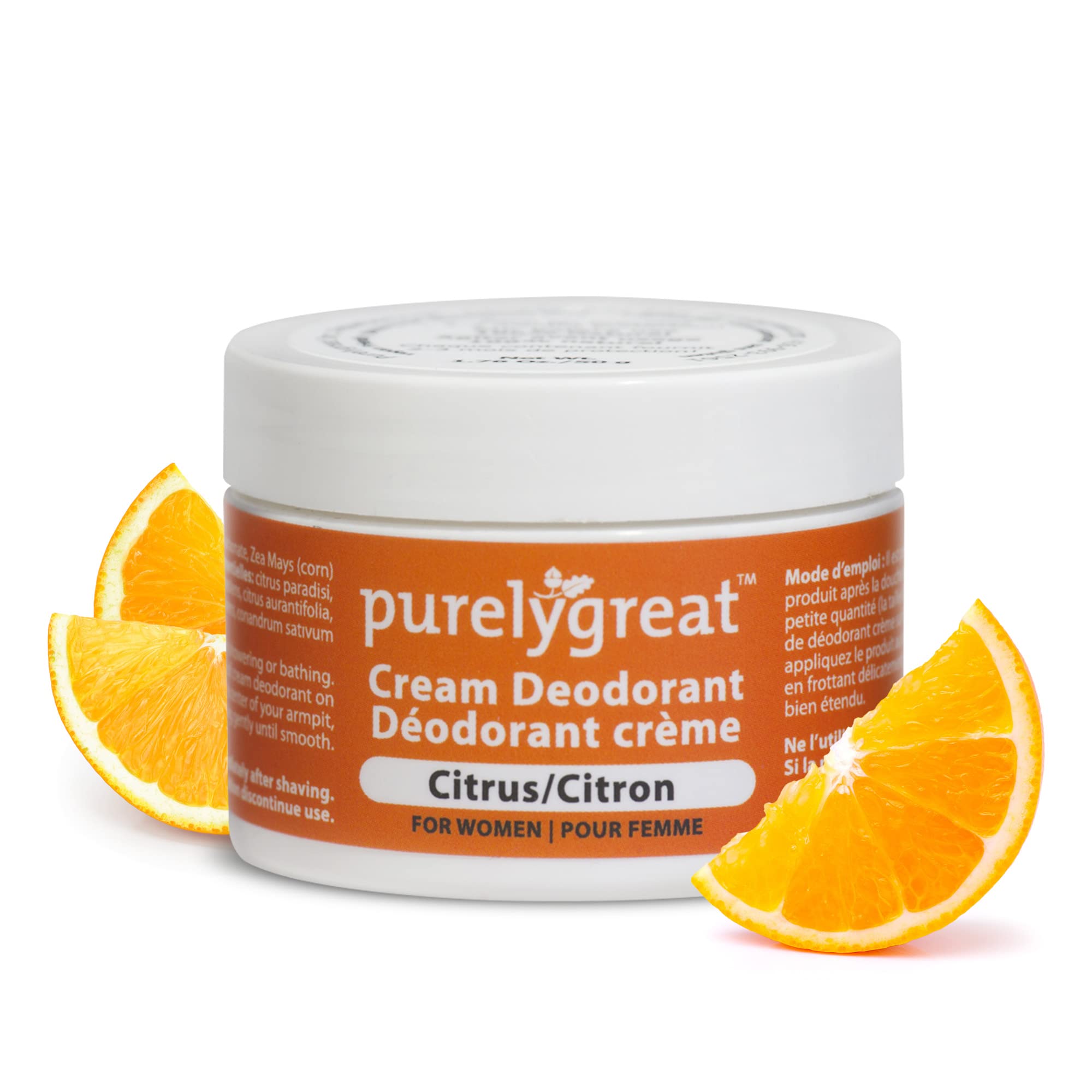 Natural Deodorant For Women Citrus 1.6 Oz