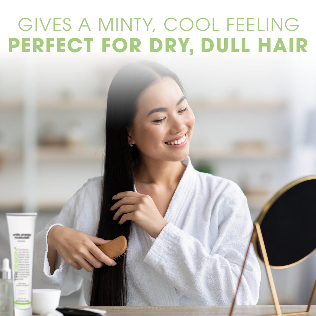 TRI Design Unific Energy Moisturizer Conditioner – Leave In Conditioner for Curly Hair, Anti Frizz Hair Serum & Deep Conditioner for Dry, Damaged Hair – Frizz Control & Hair Care Solution – 6 oz Tube