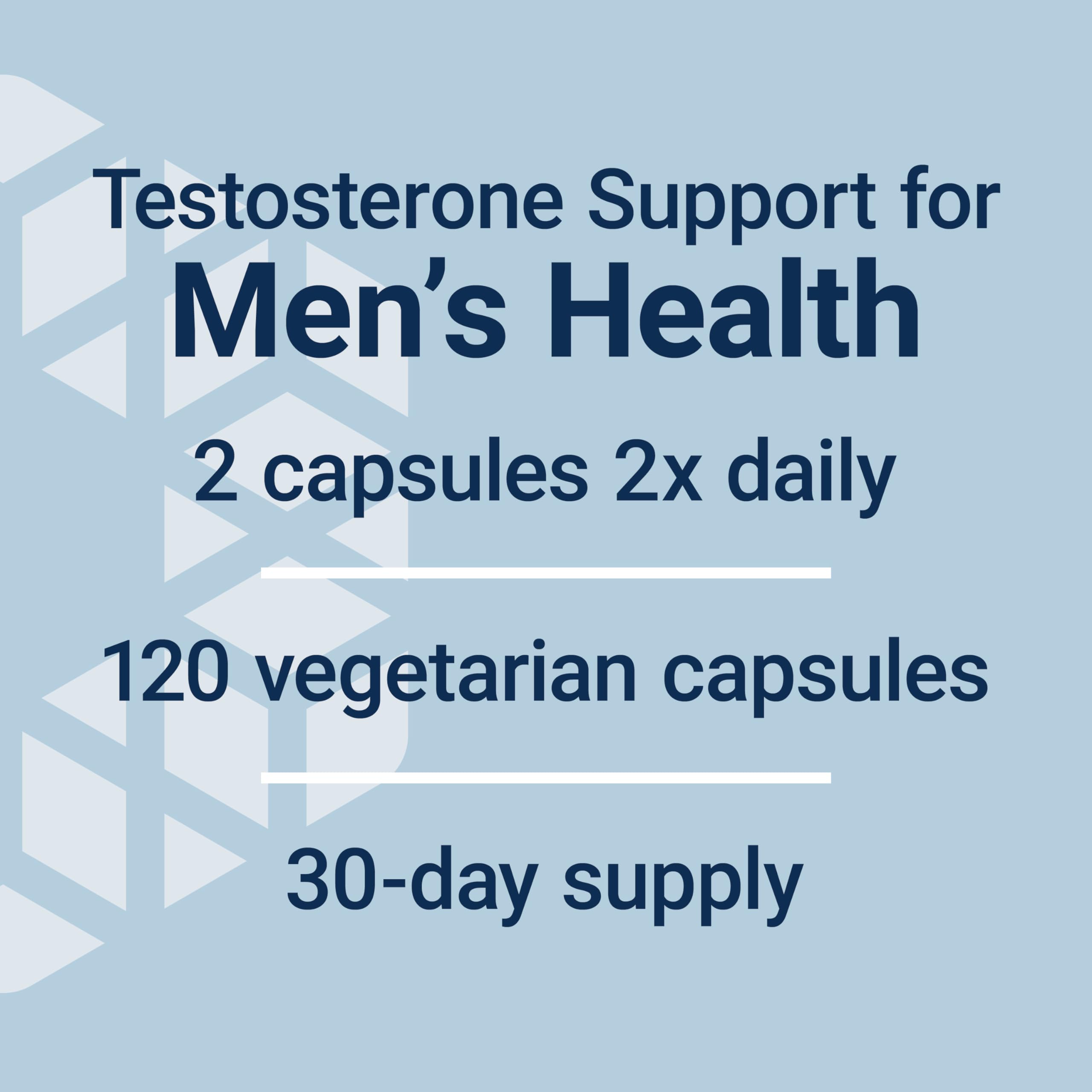 Life Extension Super Miraforte with Standardized Lignans, chrysin, Nettle Root, Muira puama, maca, zinc, Focused Formula for Testosterone Benefits, Vegetarian, Gluten-Free, Non-GMO, 120 Capsules