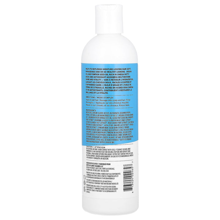 Acure Nourish + Restore Shampoo | Featuring Argan Oil & Pumpkin Seed Oil Rich in Omega Fatty Acids & Antioxidant Goodness to Help Restore Shine & Vitality, 12 Fl Oz