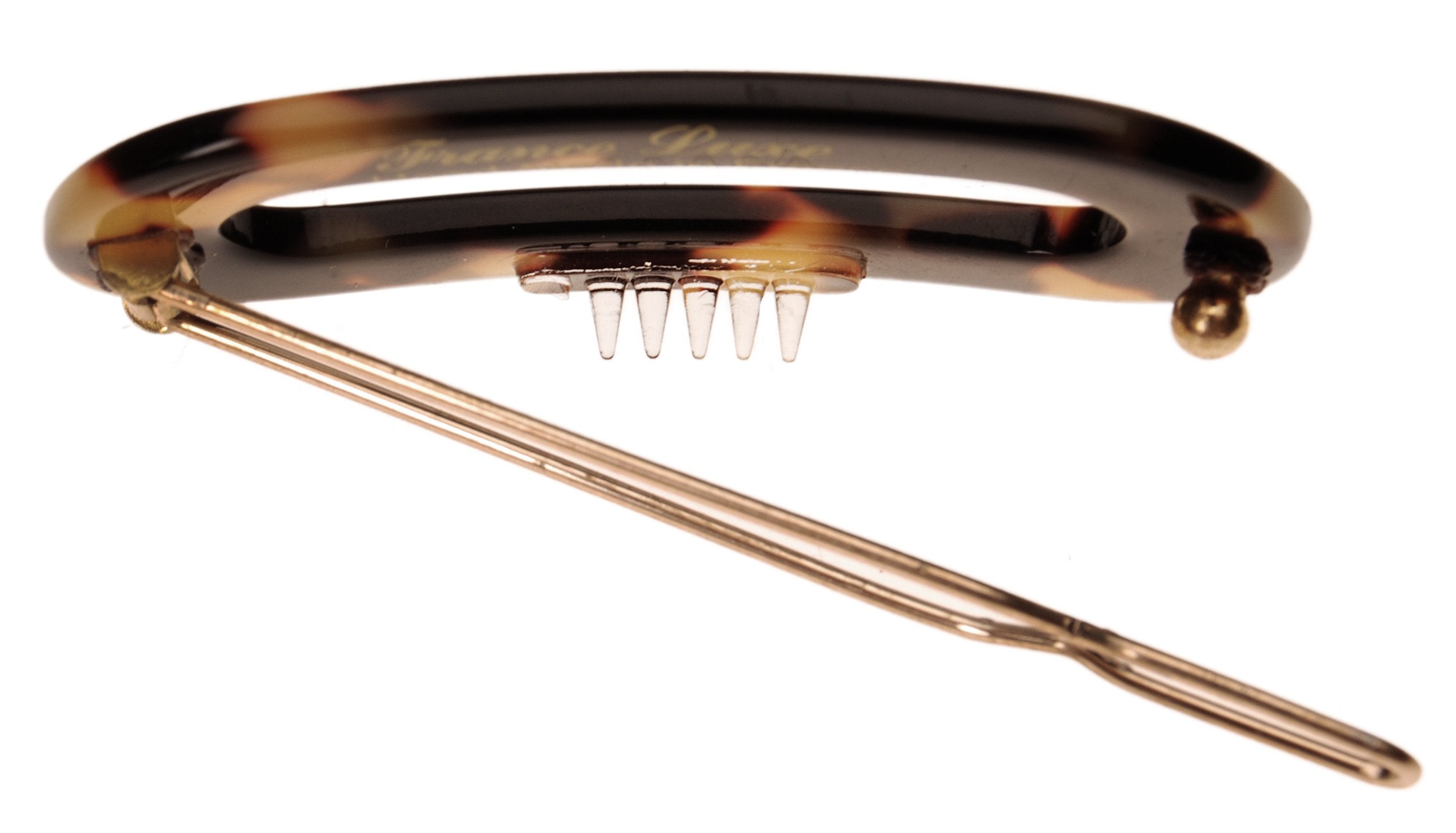 France Luxe Mini Oval on Tige Boule Barrette - Tokyo