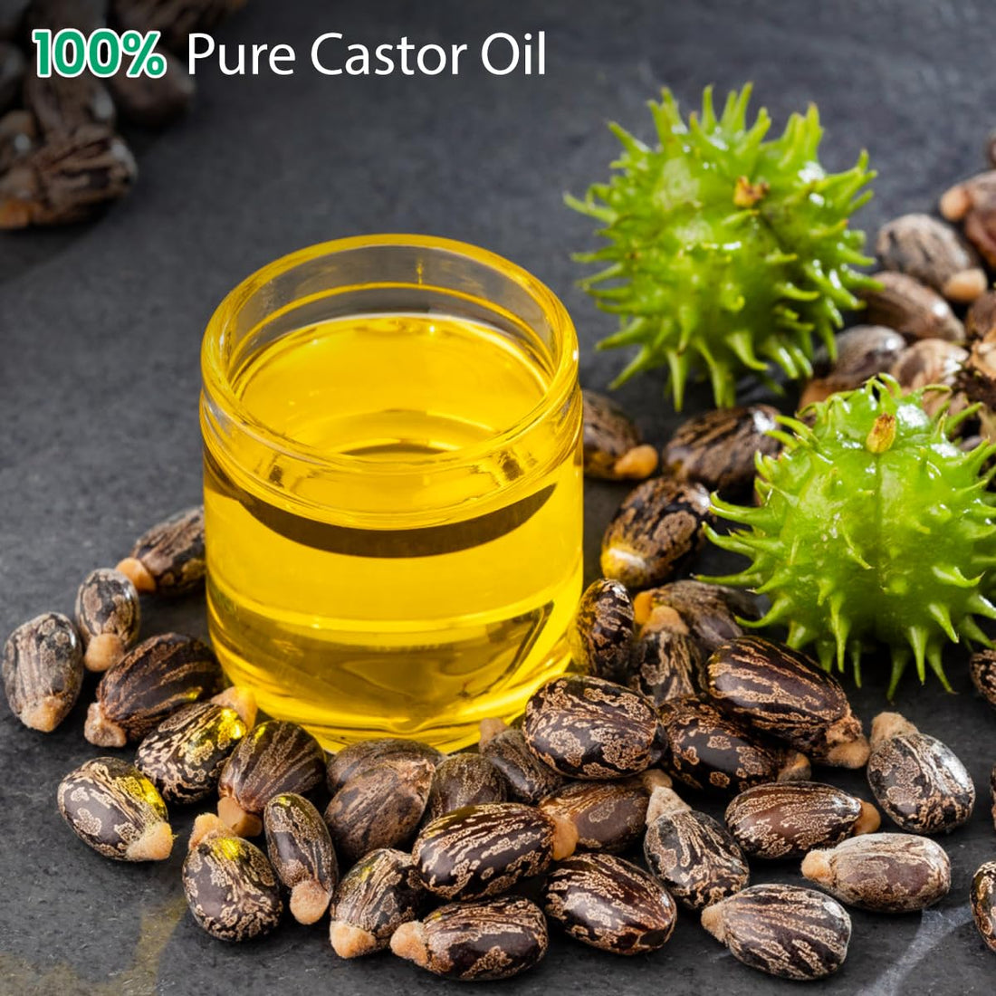 TOSOUATOP 100% Pure Natural Castor Oil Set, 60ml Organic Jamaican Black Castor Oil Cold Pressed, Glass BottleUnrefined, Essential Oil, Anti-aging Oil, Massage Oil, 60ml Black Castor Oil X1