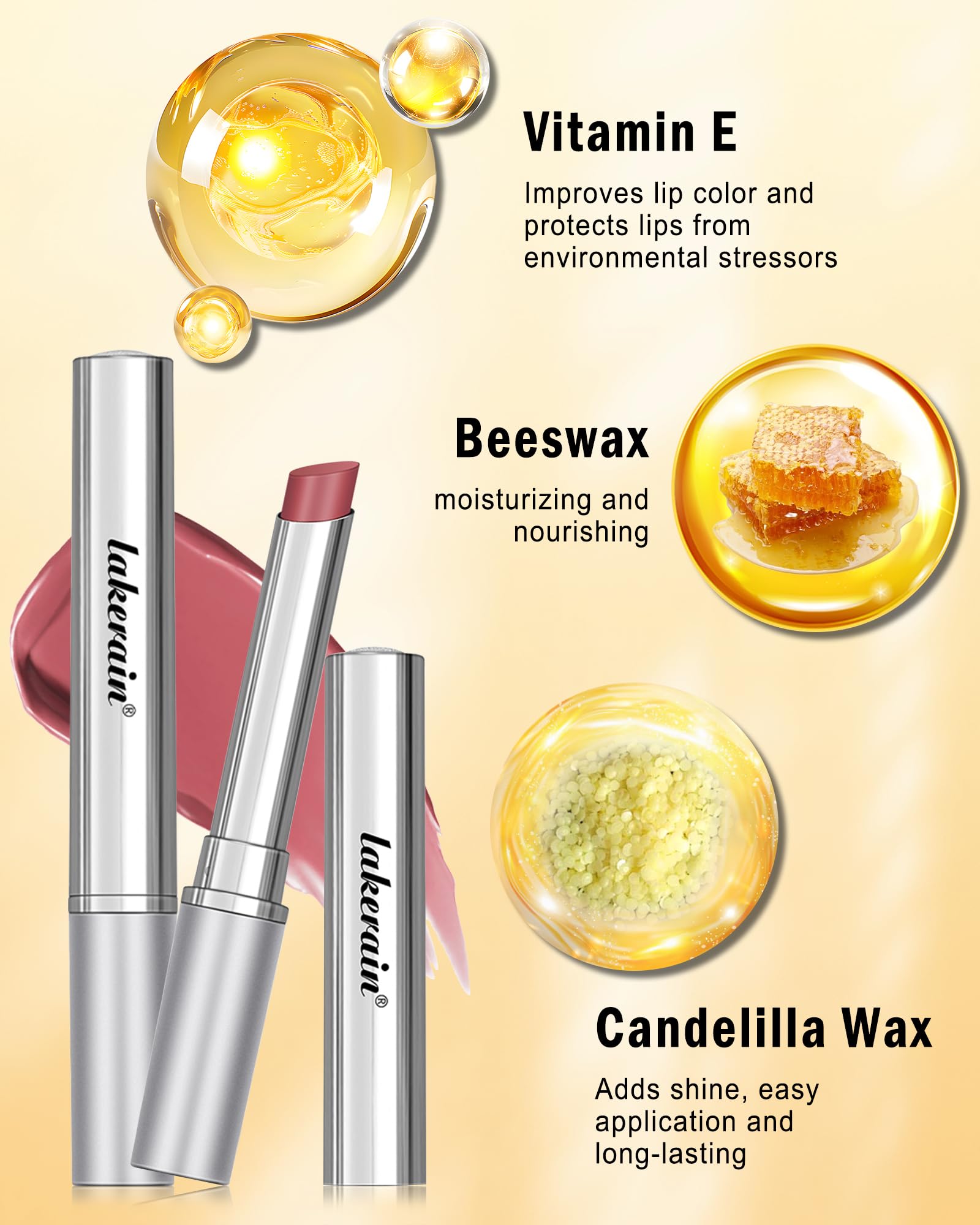 Tinted Lip Balm-1Pcs Pink Color Honey Hydrating Lip Tint Moisturizer, Shiny Honey Lip Care Balm for Dry Lip, Moisturizing Sheer Lip Gloss Lip Treatment,Mother's Day Lip Makeup Gift for Women Girl