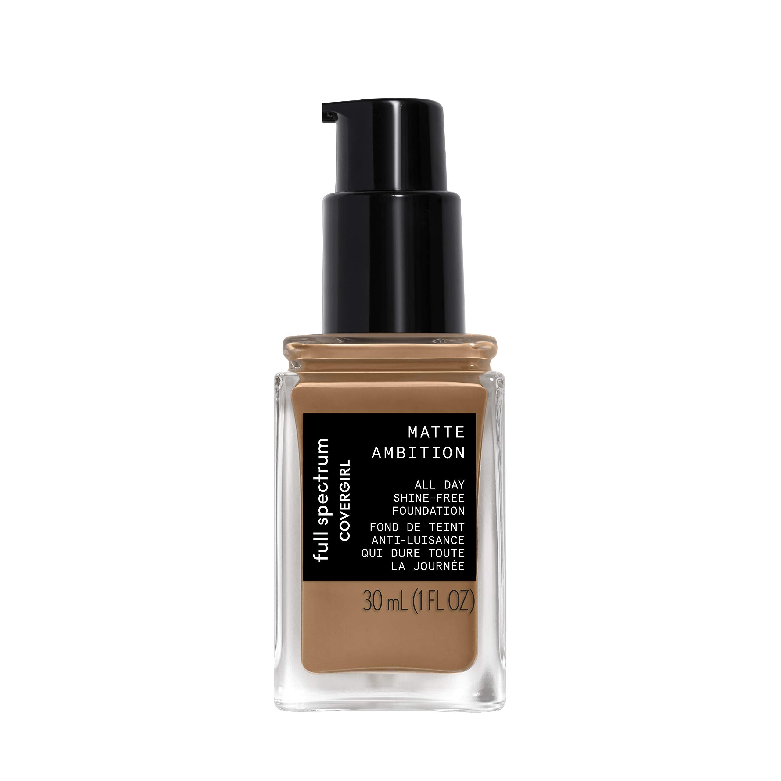 COVERGIRL Matte Ambition, All Day Foundation, Tan Golden 2, 1.01 Ounce