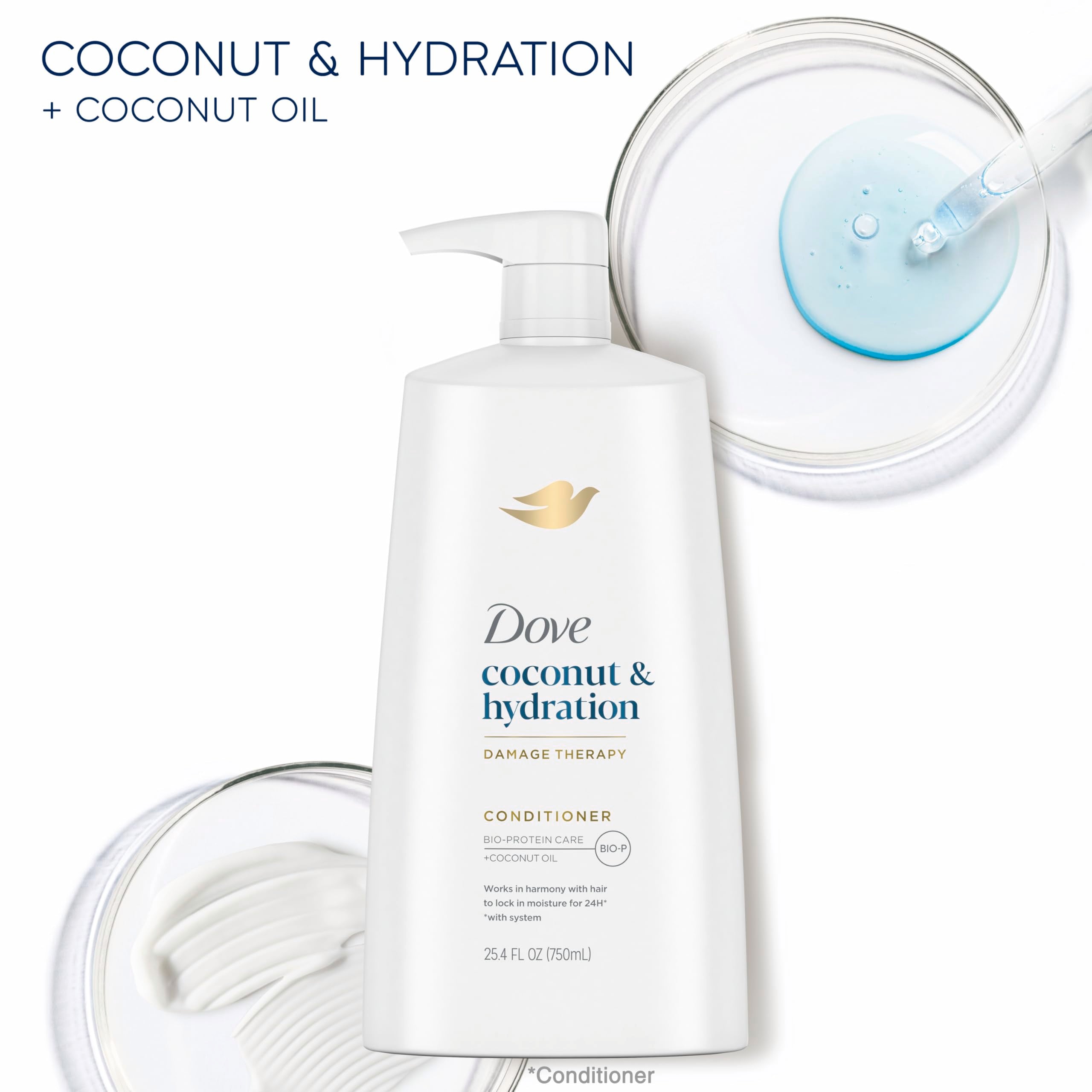 Dove Nourishing Secrets Conditioner with Pump Fresh Coconut 25.4 oz
